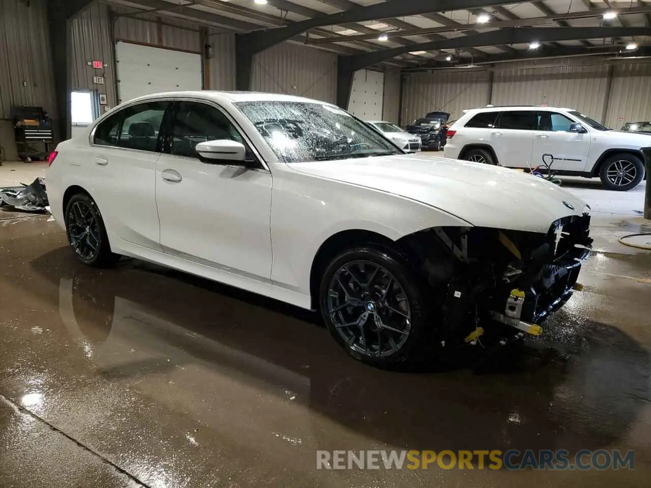 4 fotografías del automóvil dañado 3MW89CW06S8E96025 BMW 3 SERIES 2025