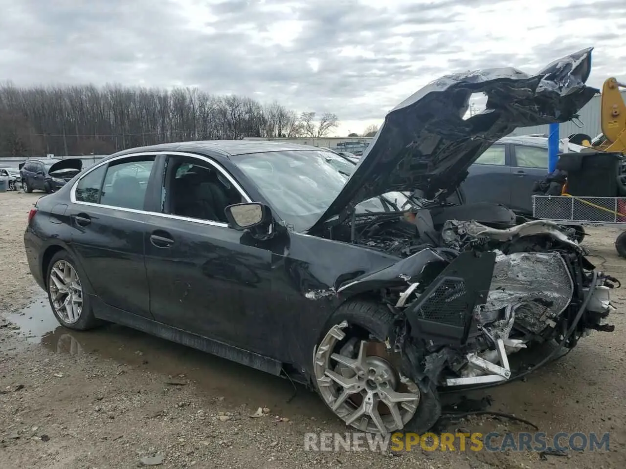 4 fotografías del automóvil dañado 3MW89CW08S8F07431 BMW 3 SERIES 2025