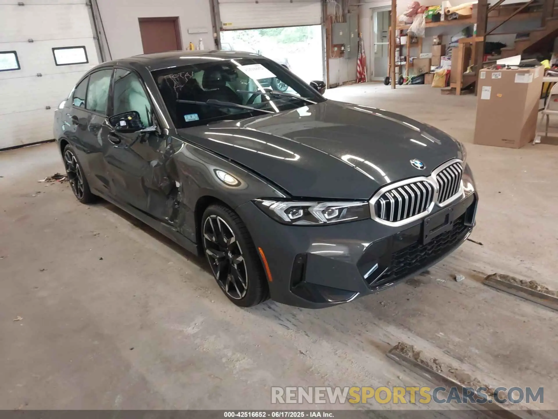 1 fotografías del automóvil dañado 3MW89CW08S8F31843 BMW 3 SERIES 2025