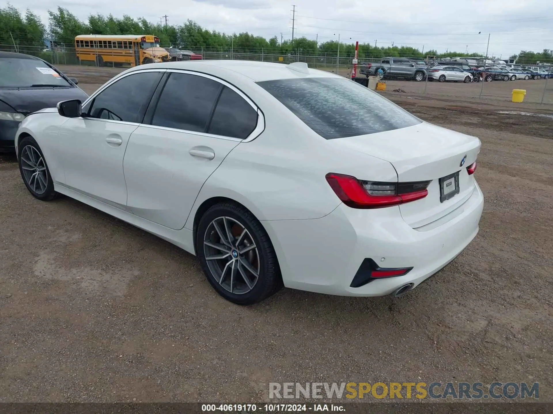 3 fotografías del automóvil dañado 3MW5R1J50K8B03307 BMW 330I 2019