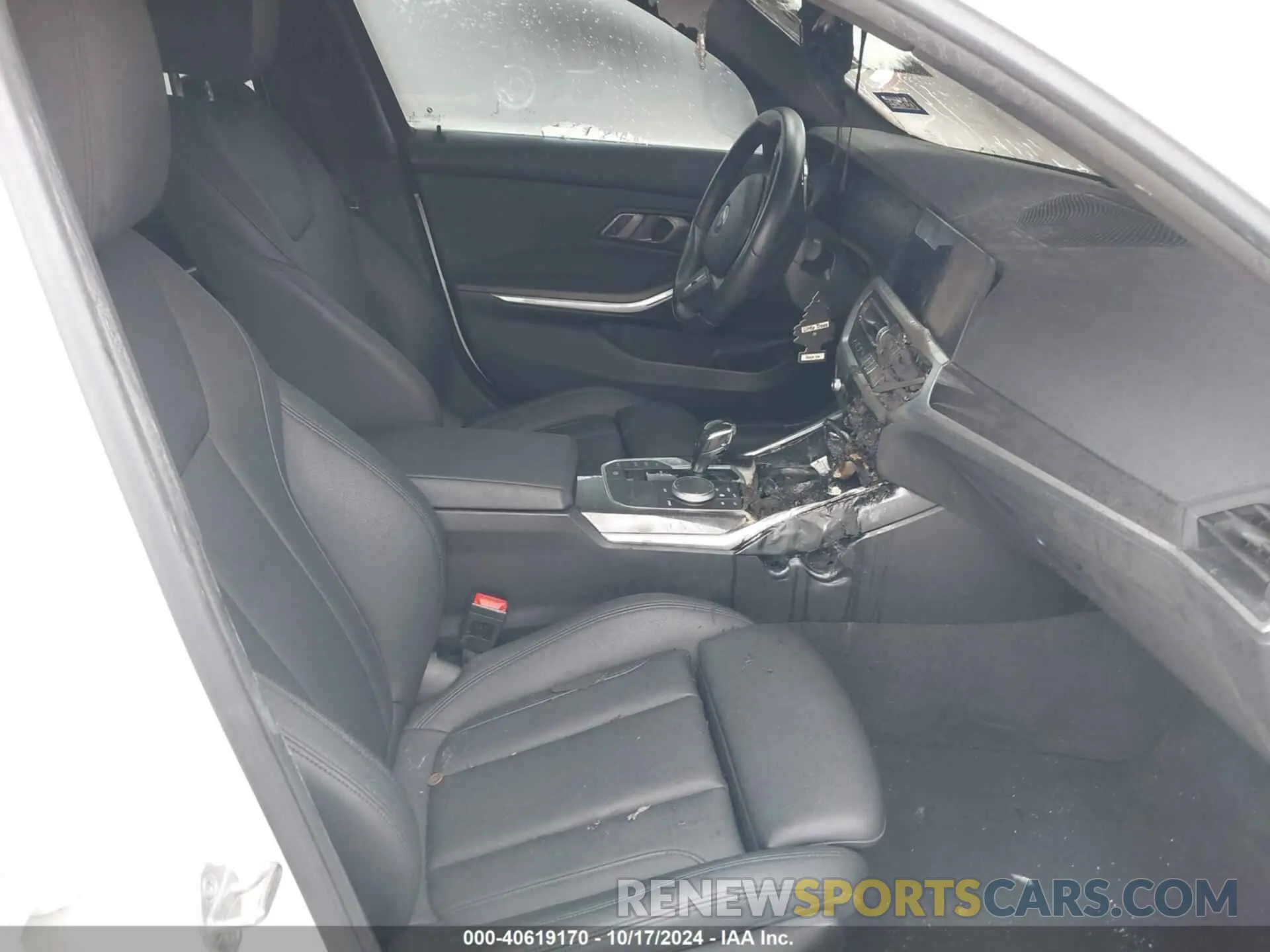 5 fotografías del automóvil dañado 3MW5R1J50K8B03307 BMW 330I 2019