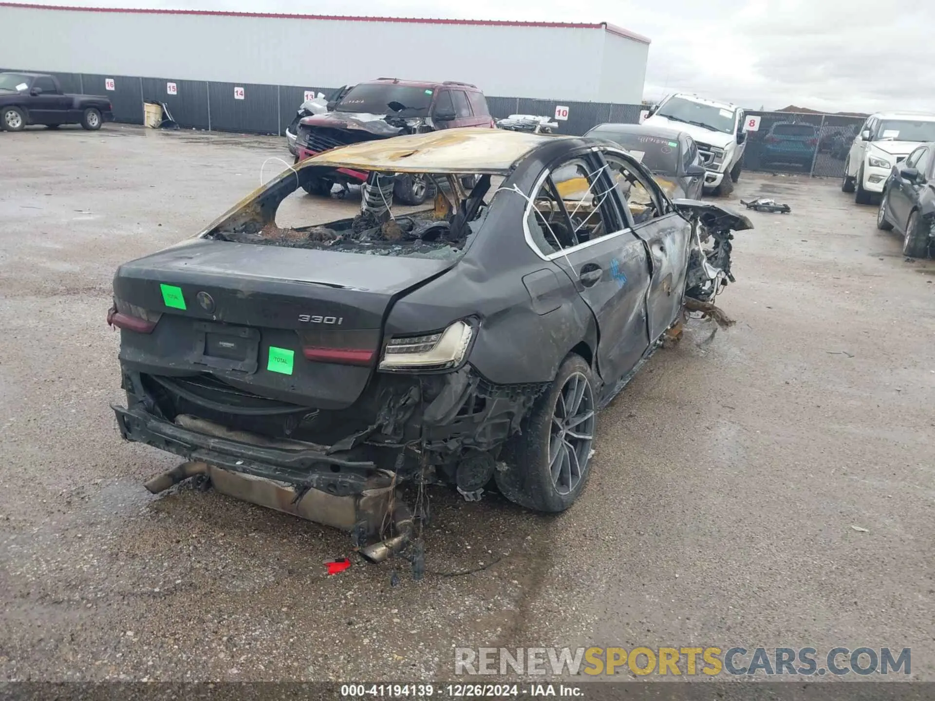 4 fotografías del automóvil dañado 3MW5R1J56K8B01965 BMW 330I 2019
