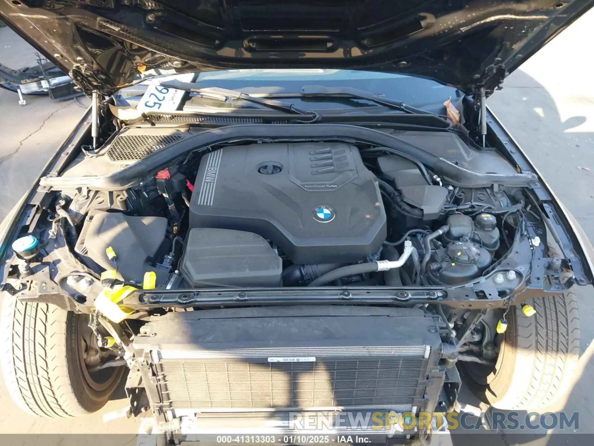 10 fotografías del automóvil dañado 3MW5R1J57K8B03367 BMW 330I 2019