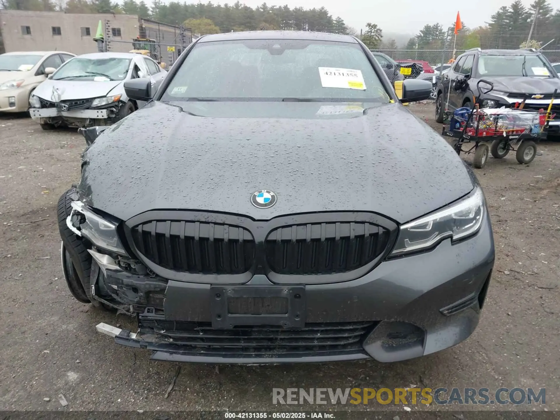 12 fotografías del automóvil dañado 3MW5R7J54K8A05383 BMW 330I 2019