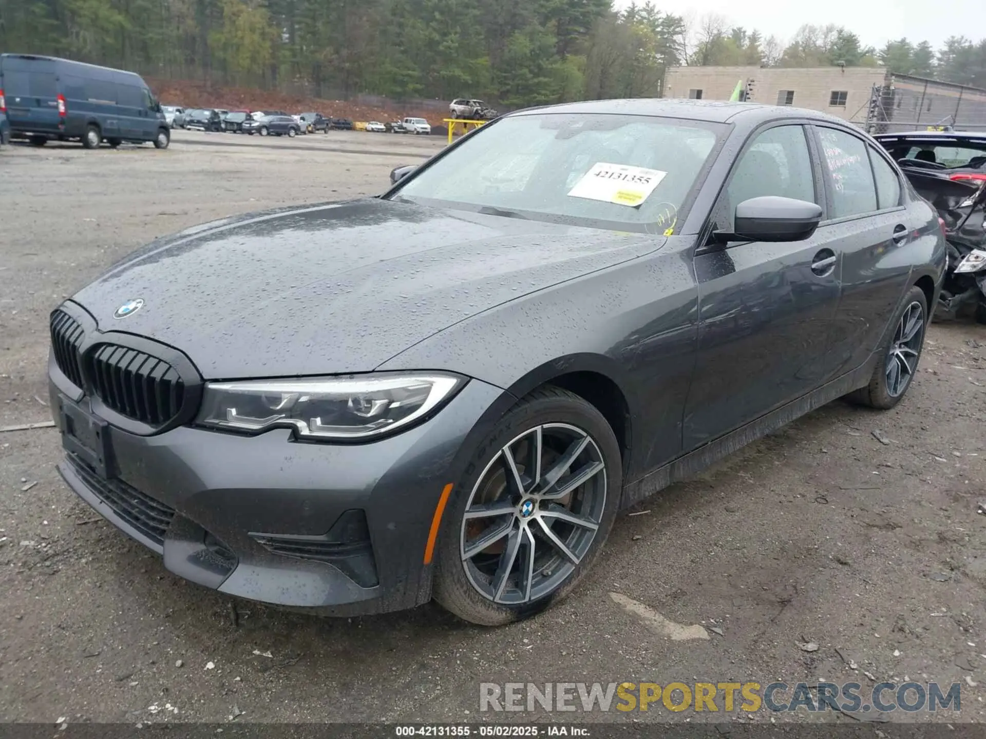 2 fotografías del automóvil dañado 3MW5R7J54K8A05383 BMW 330I 2019