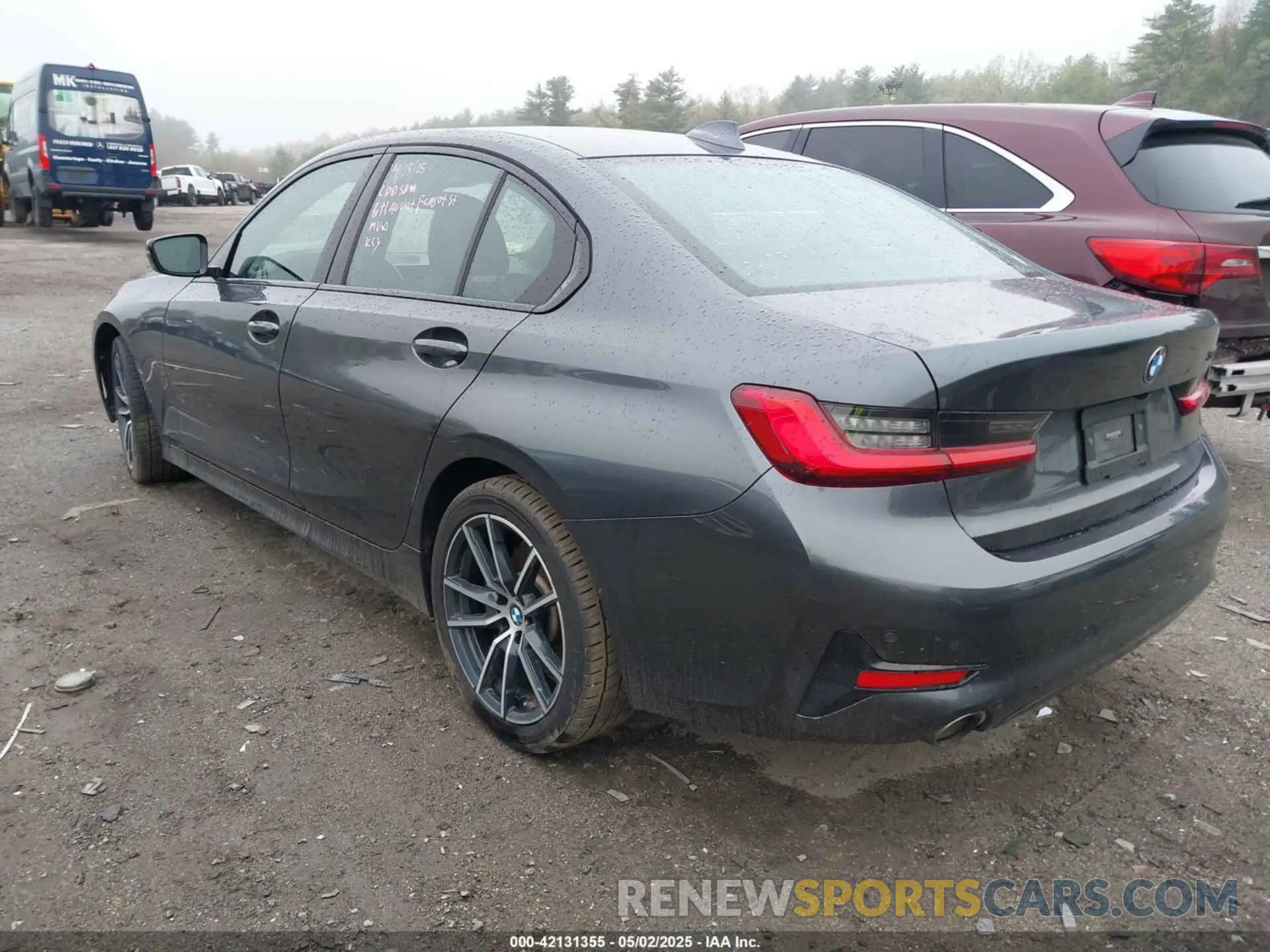 3 fotografías del automóvil dañado 3MW5R7J54K8A05383 BMW 330I 2019