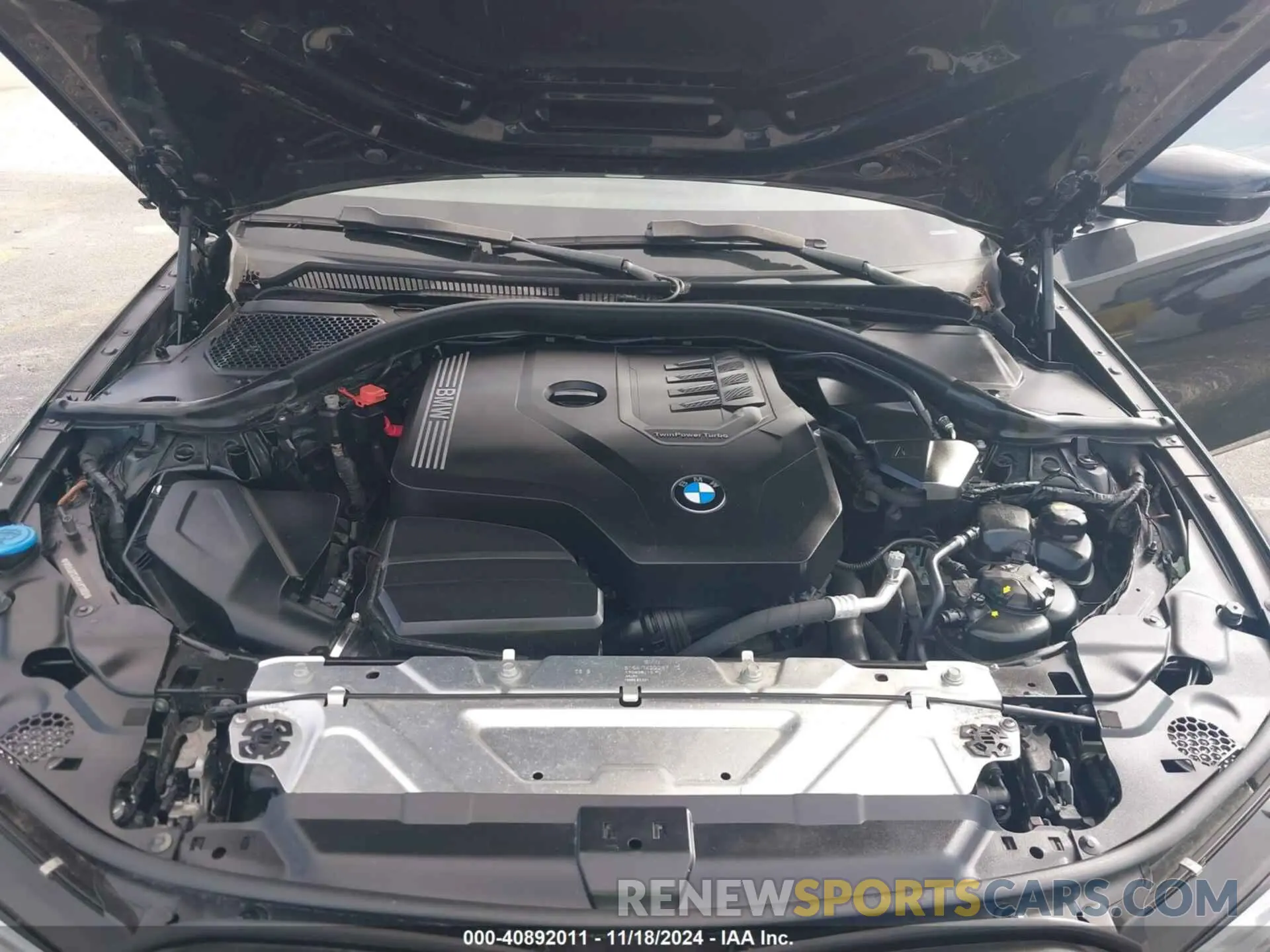 10 fotografías del automóvil dañado WBA5R1C50KAK11055 BMW 330I 2019