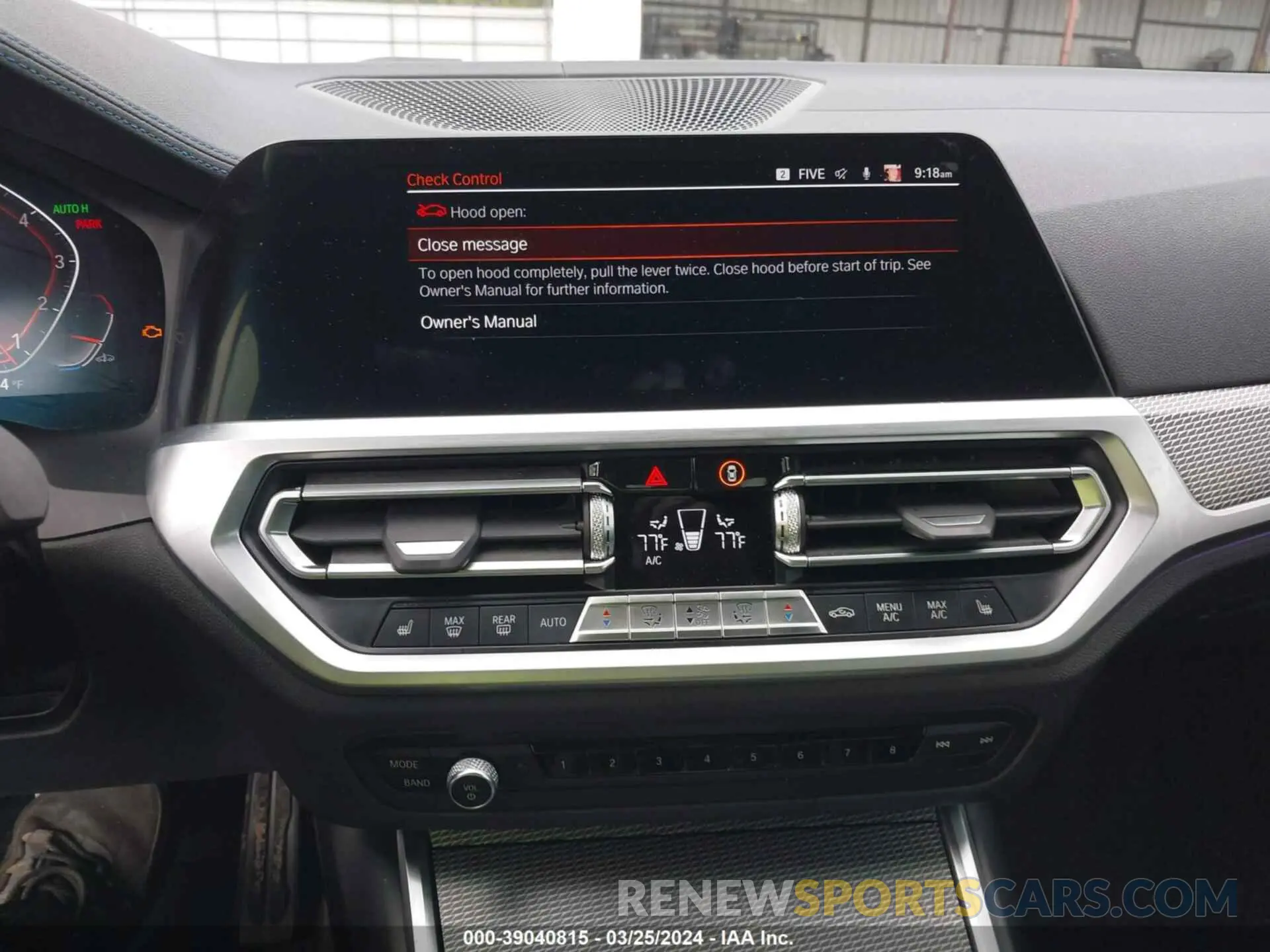 20 fotografías del automóvil dañado WBA5R1C51KAE82094 BMW 330I 2019