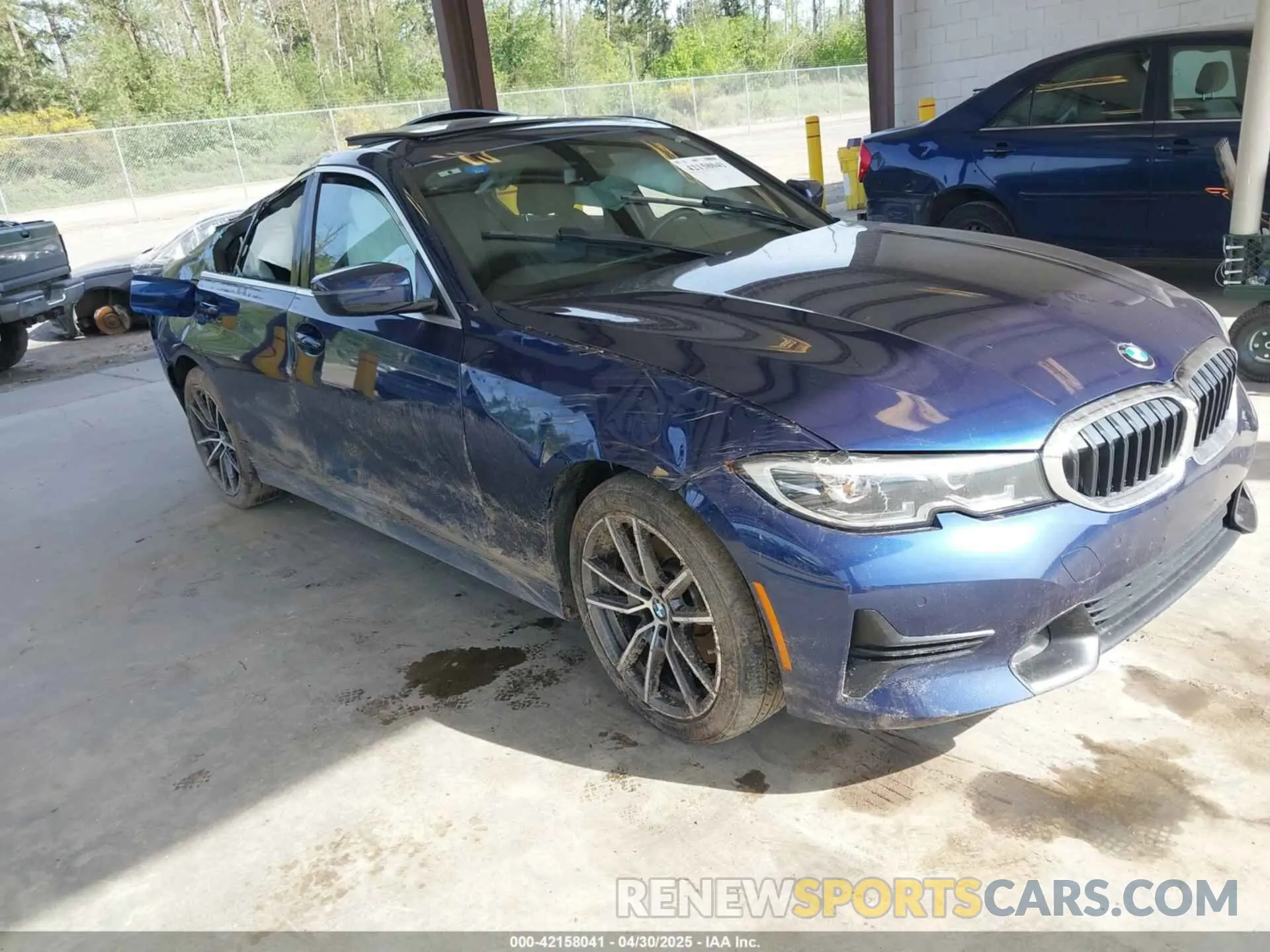 1 fotografías del automóvil dañado WBA5R1C51KAJ99658 BMW 330I 2019
