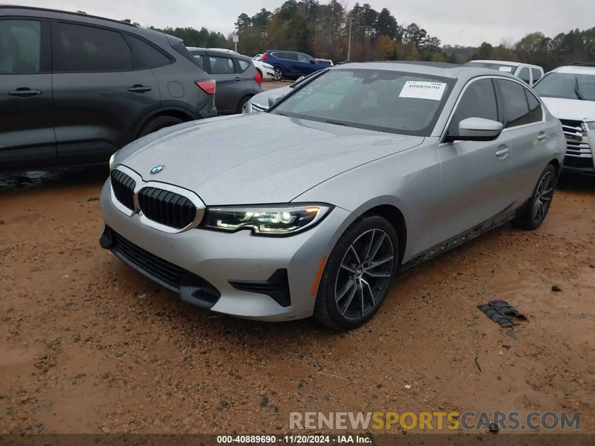 2 fotografías del automóvil dañado WBA5R1C53KAE82081 BMW 330I 2019