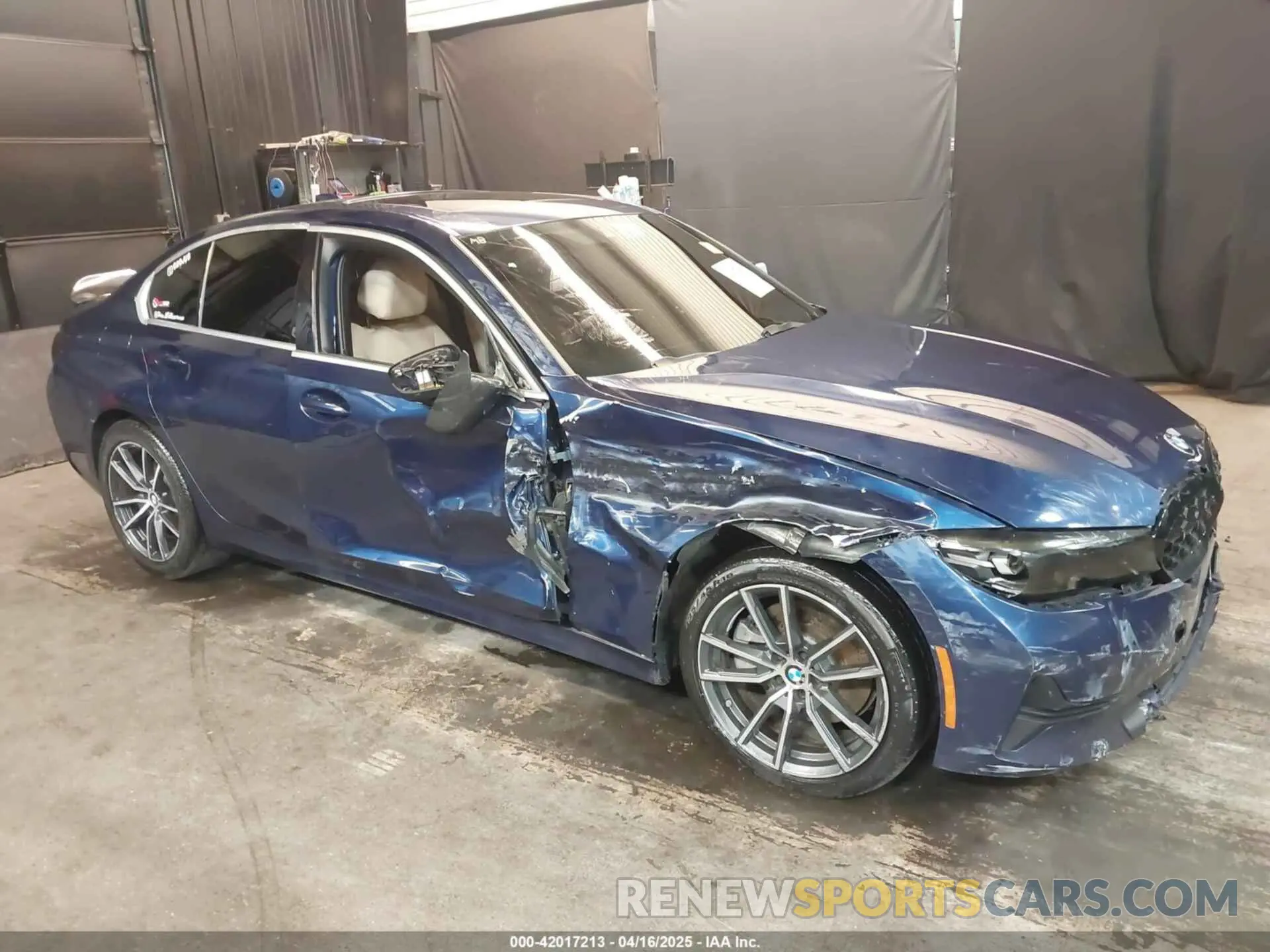 6 fotografías del automóvil dañado WBA5R1C53KAK06271 BMW 330I 2019