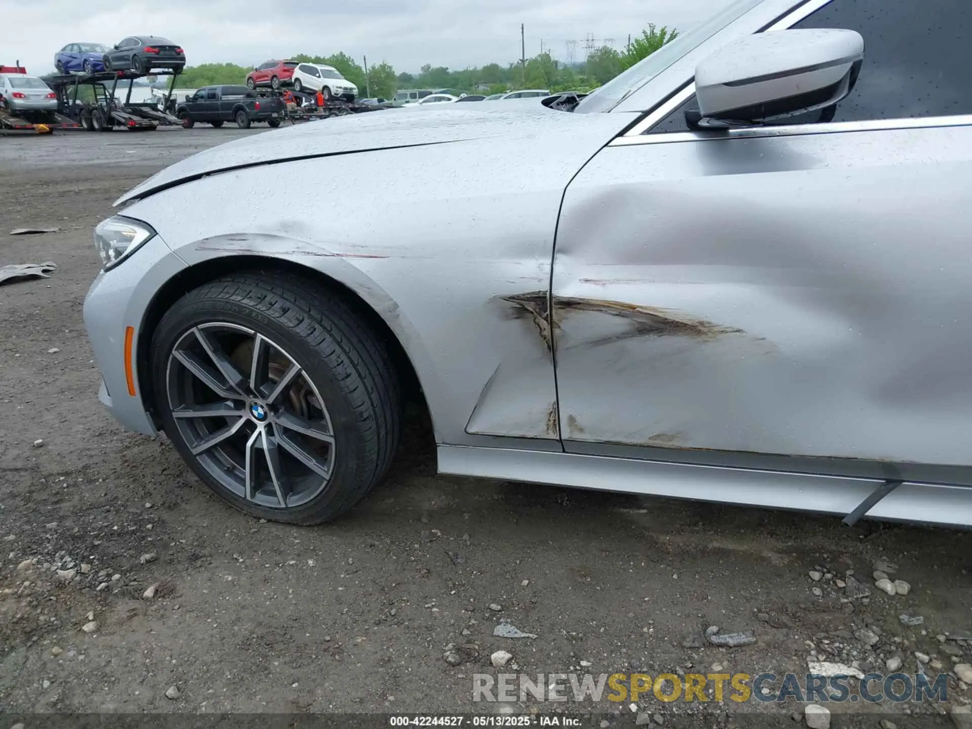 6 fotografías del automóvil dañado WBA5R1C54KAK10233 BMW 330I 2019