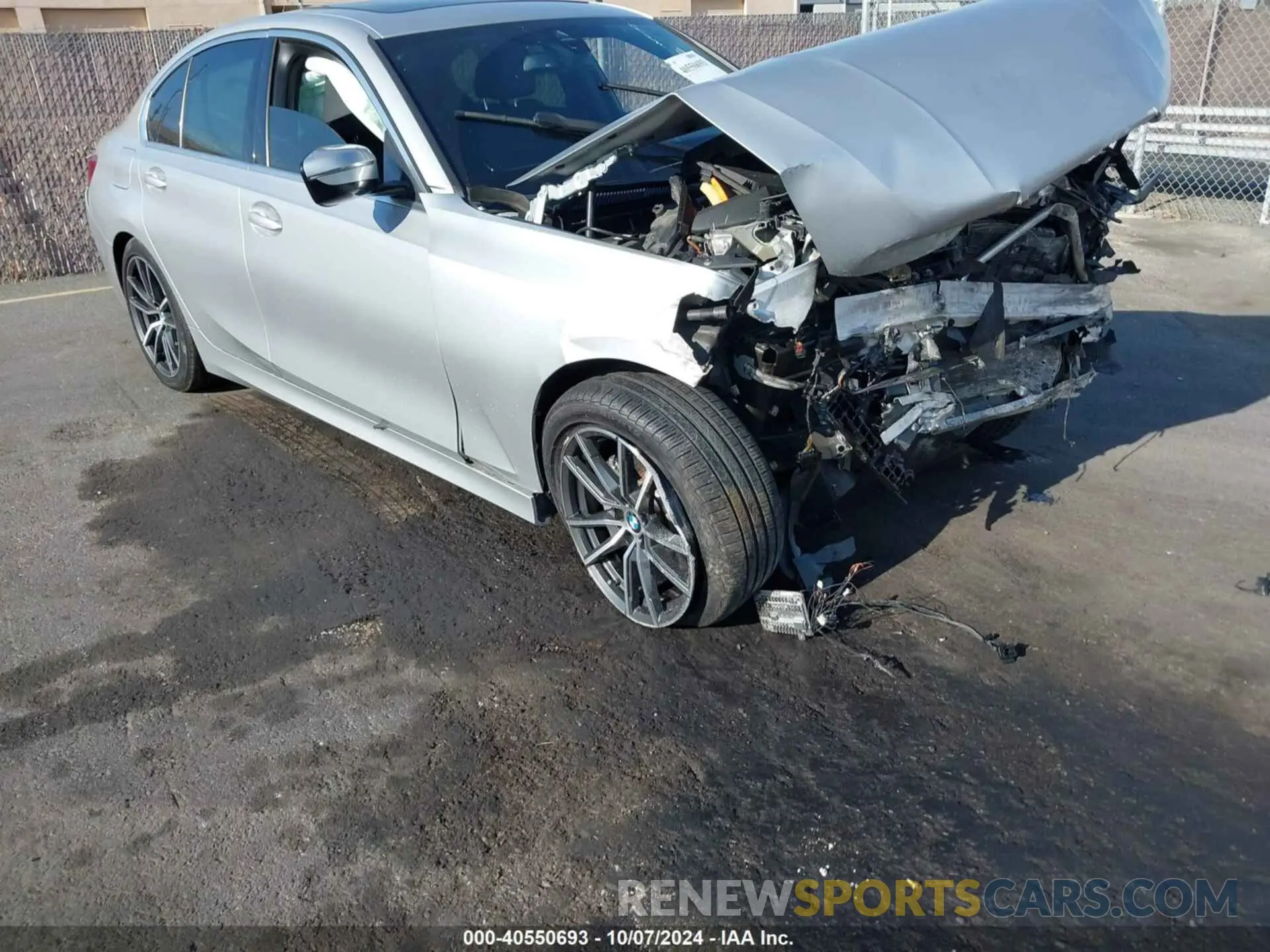 1 fotografías del automóvil dañado WBA5R1C55KAK09785 BMW 330I 2019