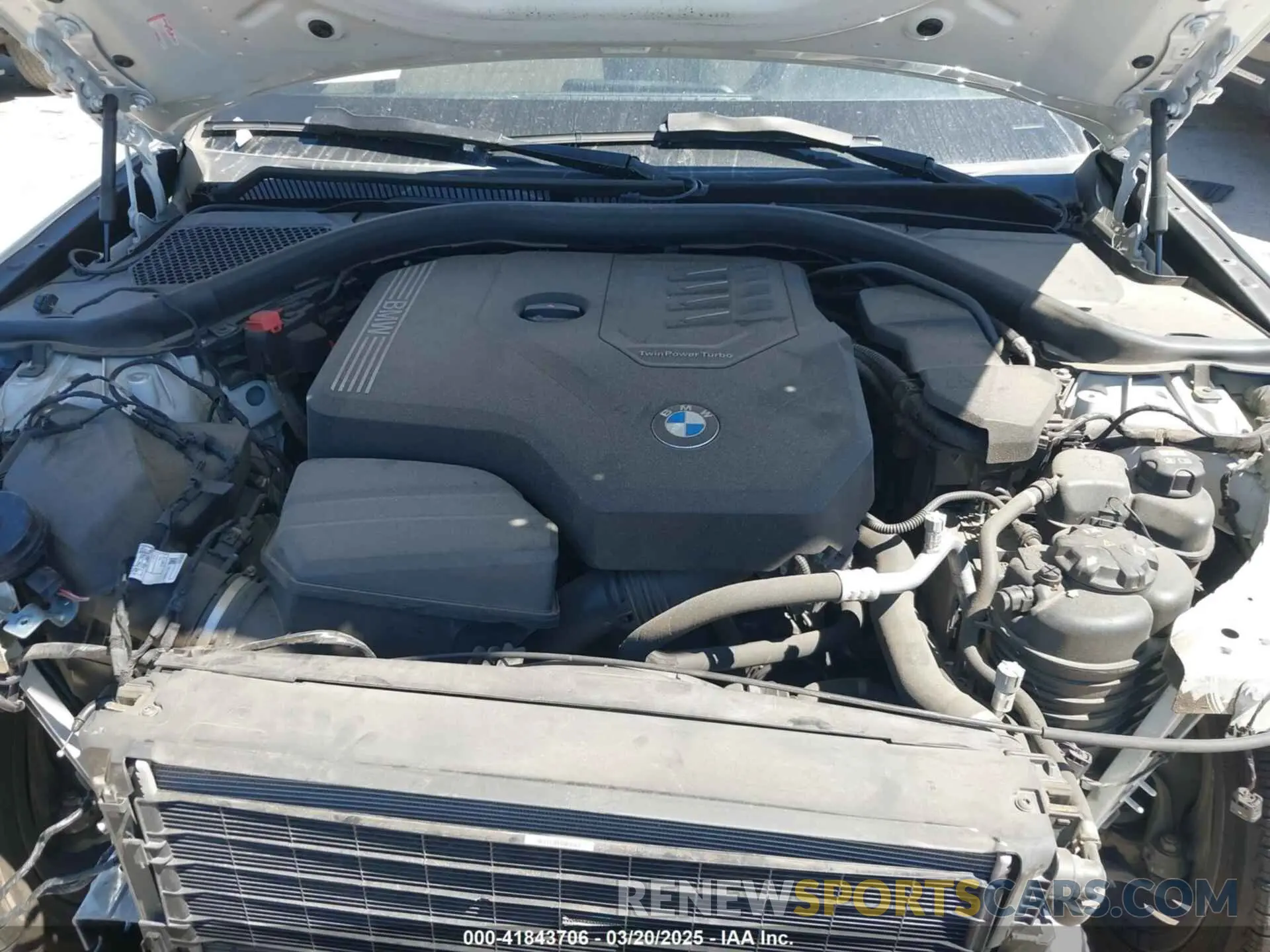 10 fotografías del automóvil dañado WBA5R1C58KAK07061 BMW 330I 2019