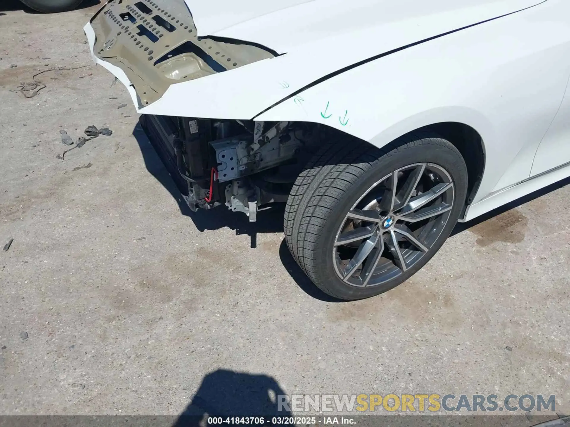6 fotografías del automóvil dañado WBA5R1C58KAK07061 BMW 330I 2019