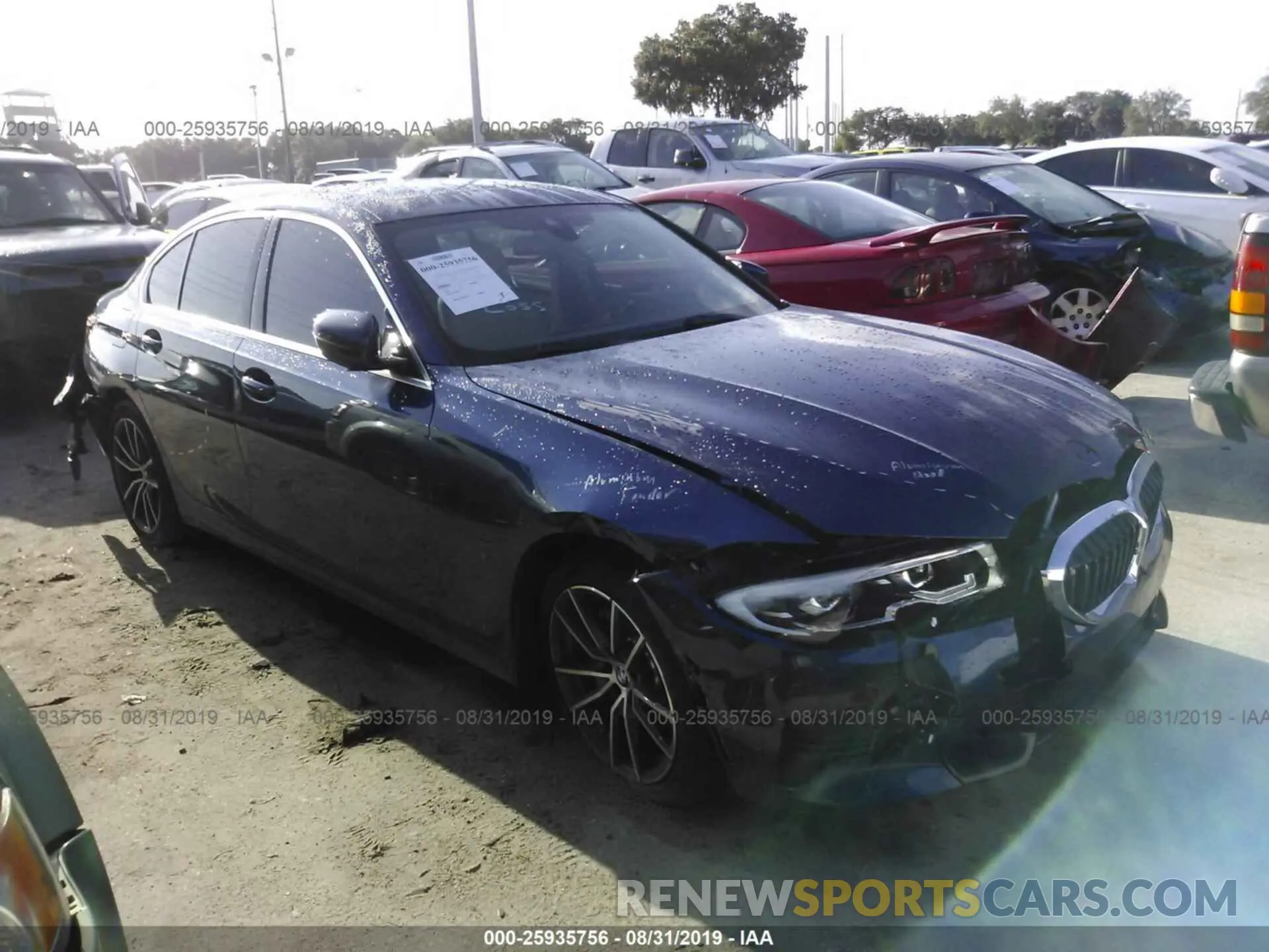 1 fotografías del automóvil dañado WBA5R1C59KAK07408 BMW 330I 2019