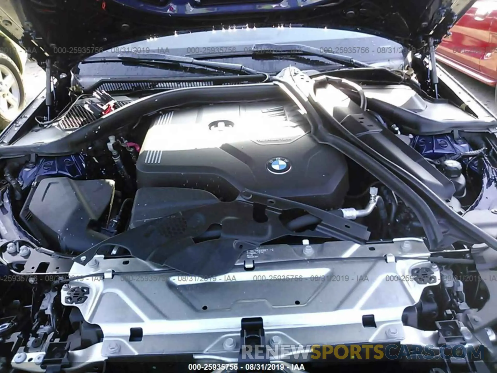 10 fotografías del automóvil dañado WBA5R1C59KAK07408 BMW 330I 2019