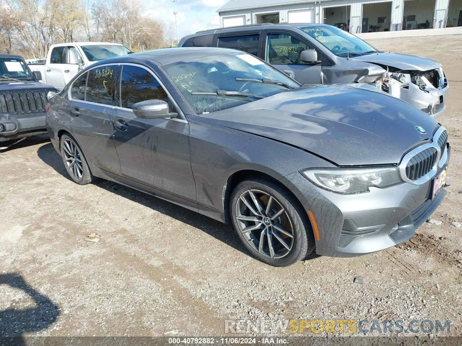 1 fotografías del automóvil dañado WBA5R7C50KAJ83924 BMW 330I 2019