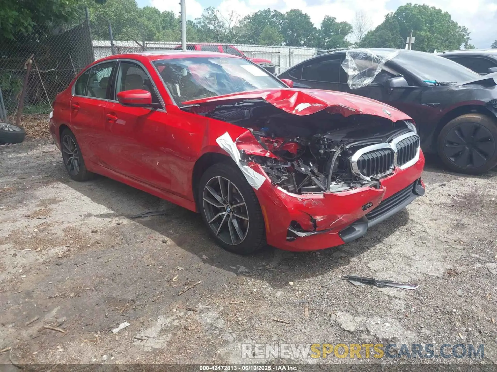 1 fotografías del automóvil dañado WBA5R7C50KAJ85253 BMW 330I 2019