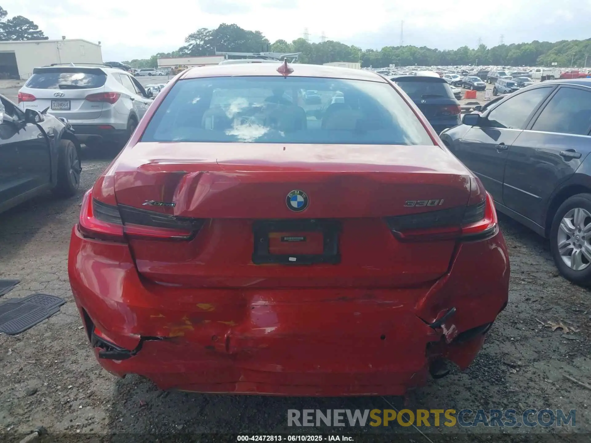 16 fotografías del automóvil dañado WBA5R7C50KAJ85253 BMW 330I 2019