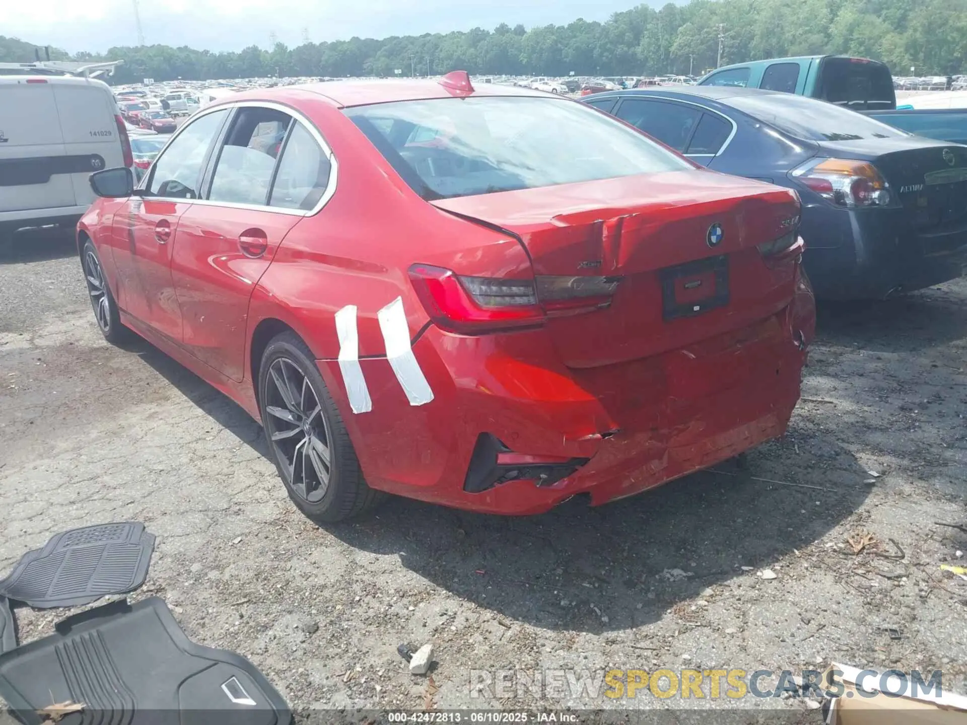 3 fotografías del automóvil dañado WBA5R7C50KAJ85253 BMW 330I 2019