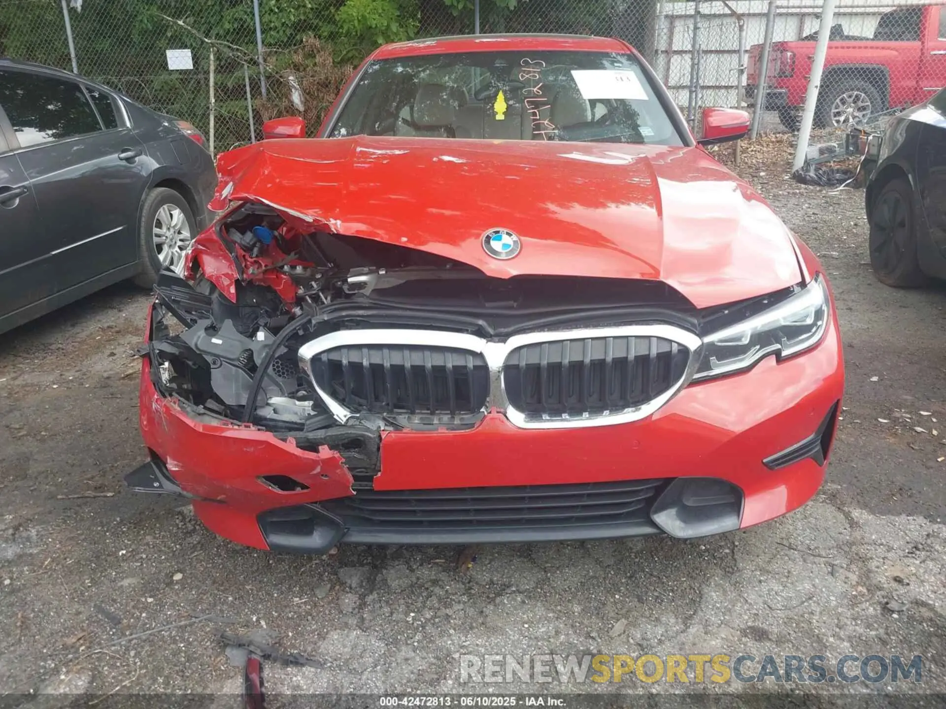 6 fotografías del automóvil dañado WBA5R7C50KAJ85253 BMW 330I 2019