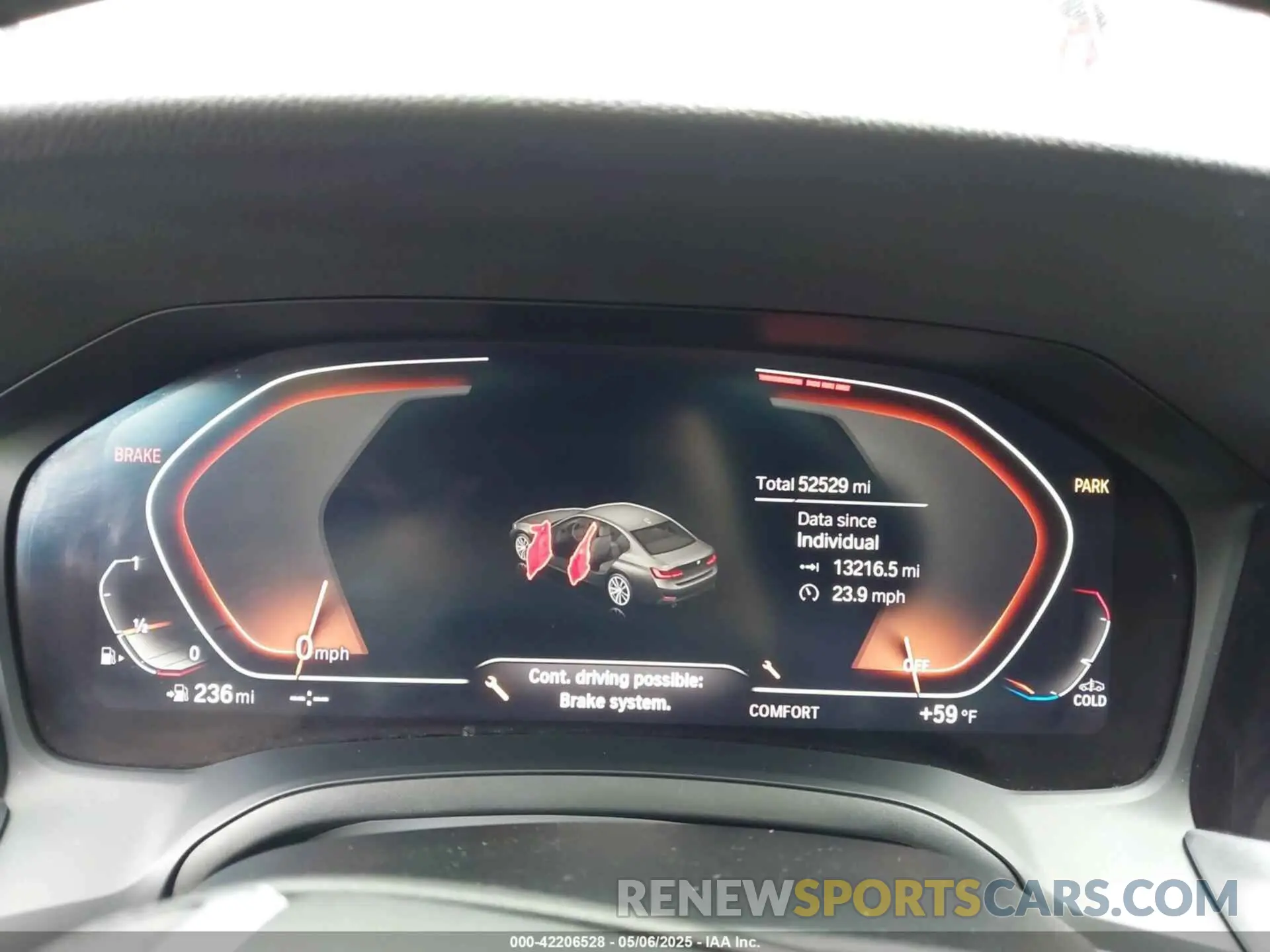7 fotografías del automóvil dañado WBA5R7C50KFH28767 BMW 330I 2019