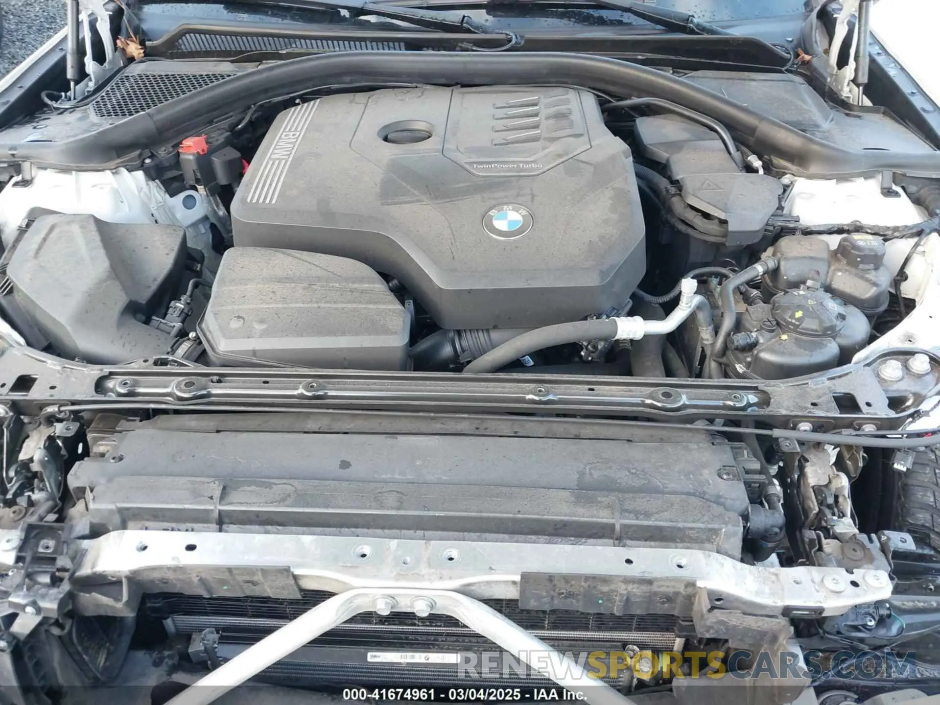 10 fotografías del automóvil dañado WBA5R7C51KFH13436 BMW 330I 2019
