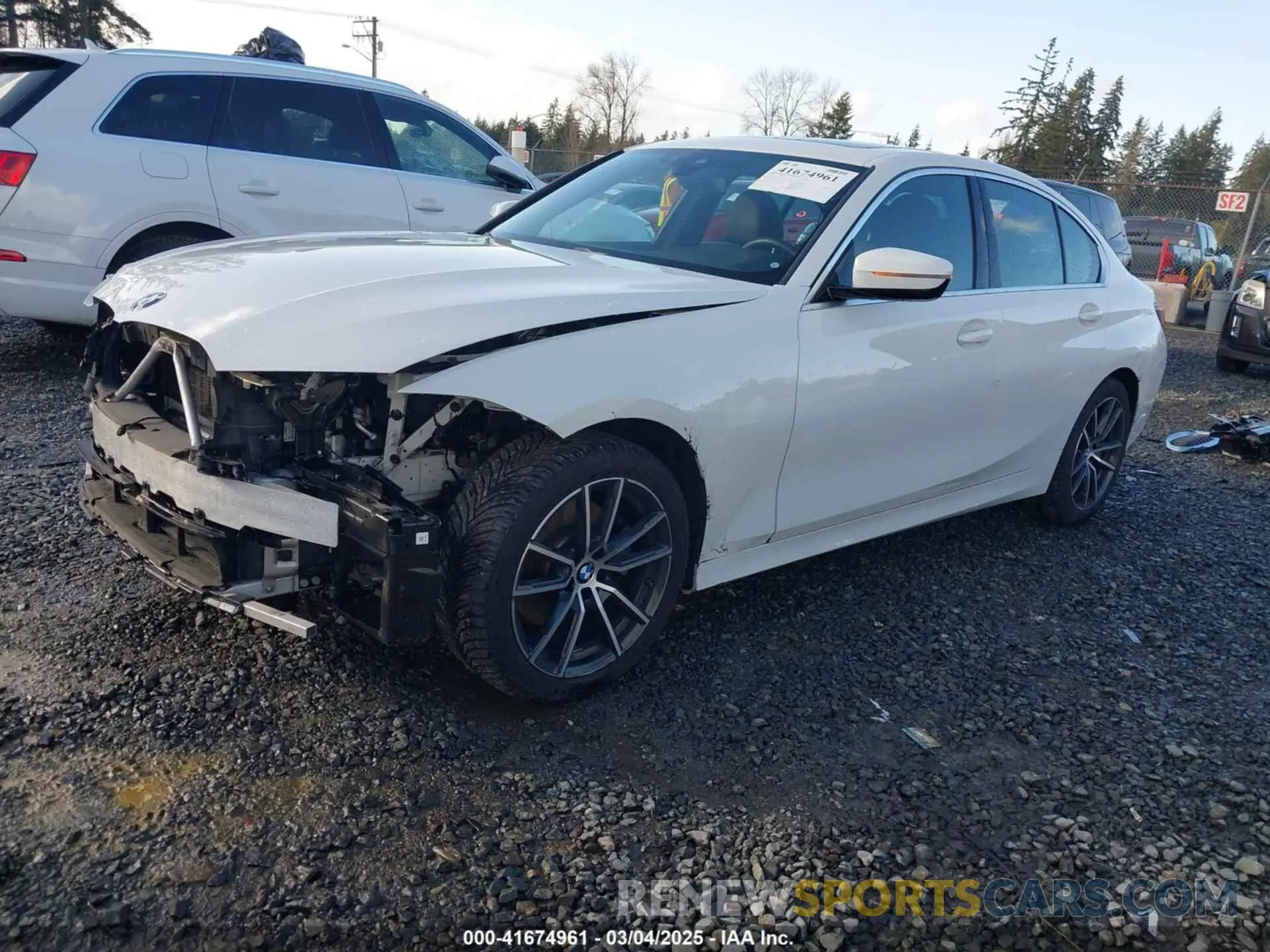 2 fotografías del automóvil dañado WBA5R7C51KFH13436 BMW 330I 2019