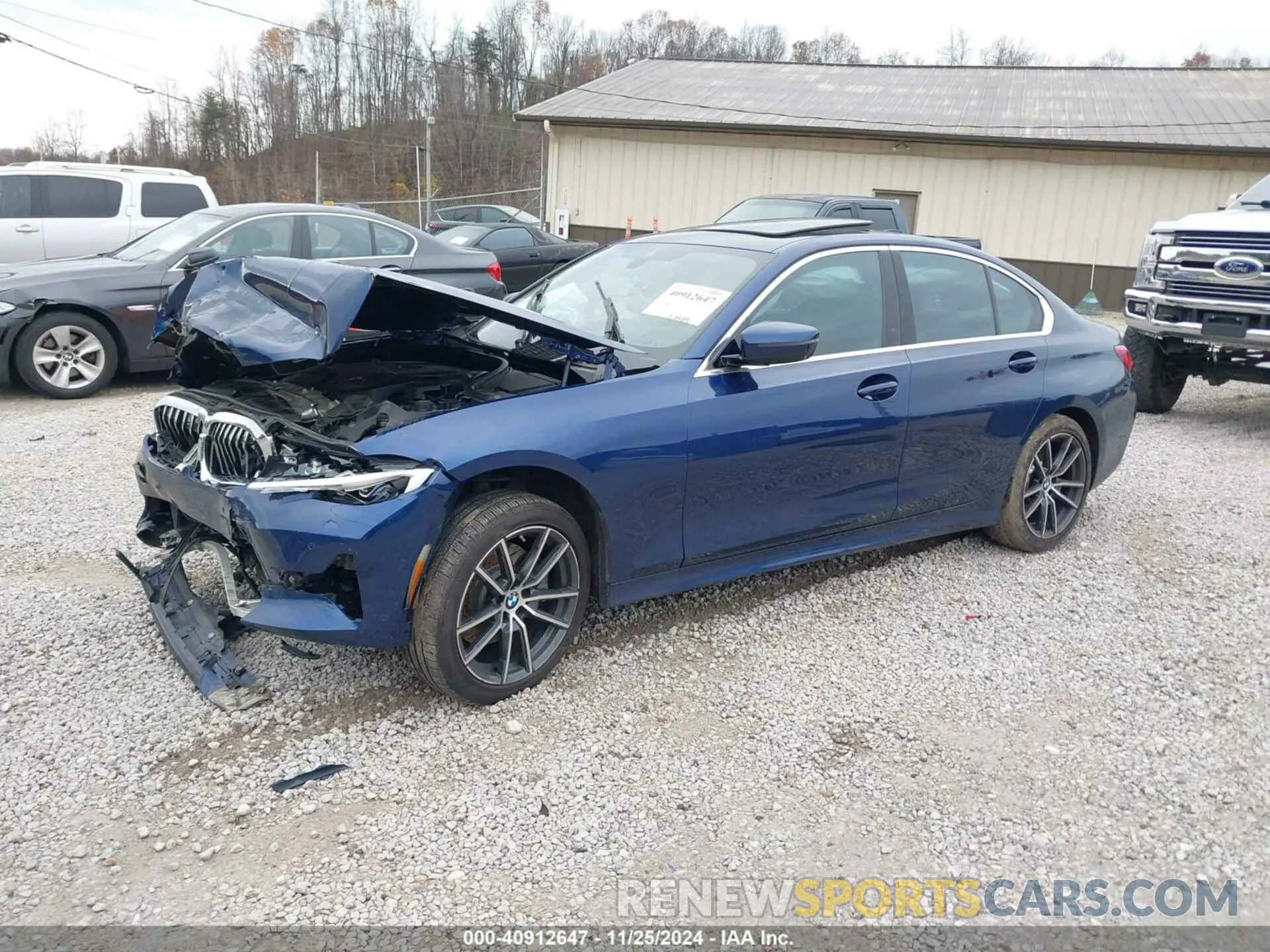 2 fotografías del automóvil dañado WBA5R7C52KAJ79048 BMW 330I 2019