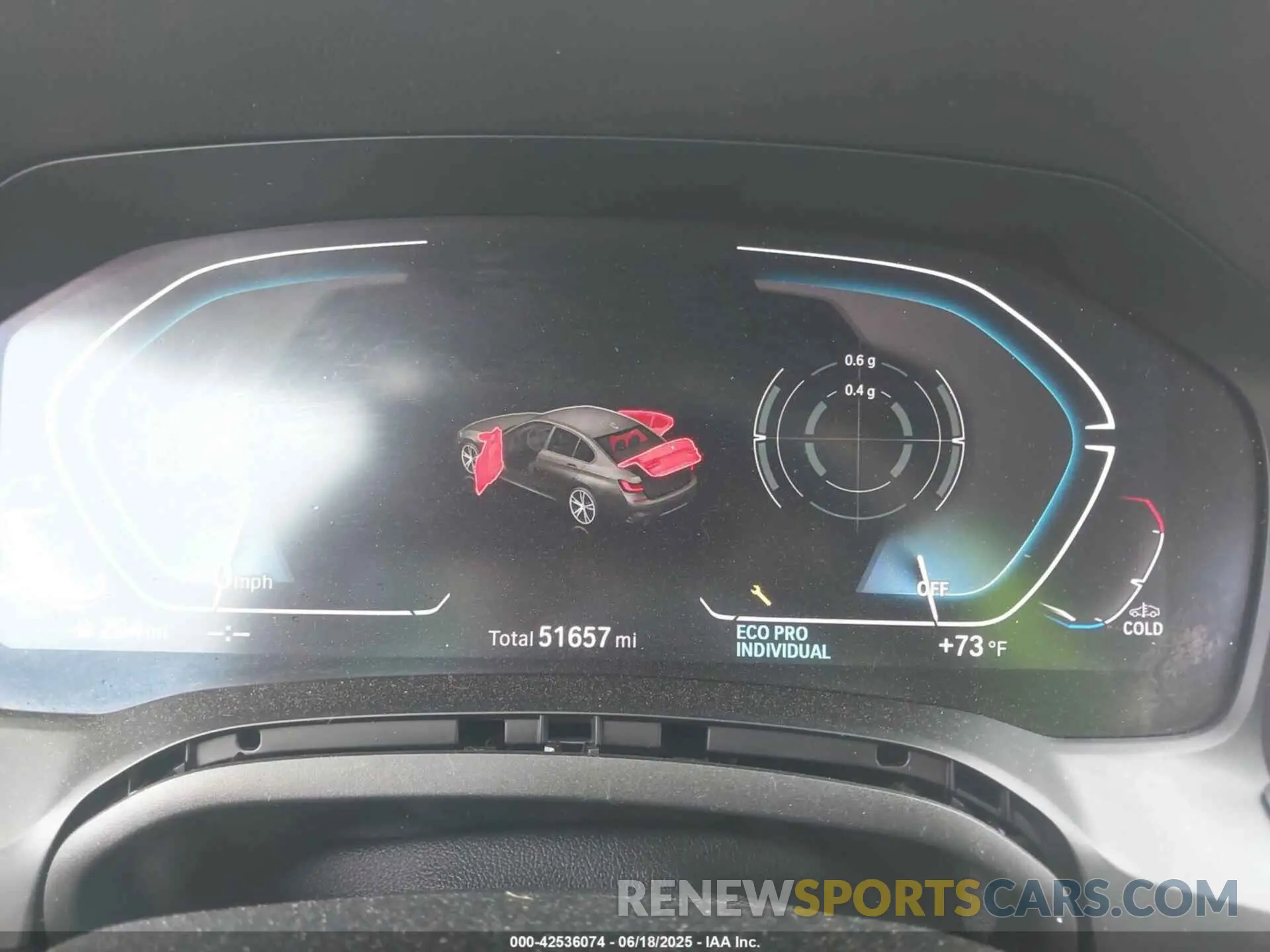 7 fotografías del automóvil dañado WBA5R7C52KAJ81818 BMW 330I 2019