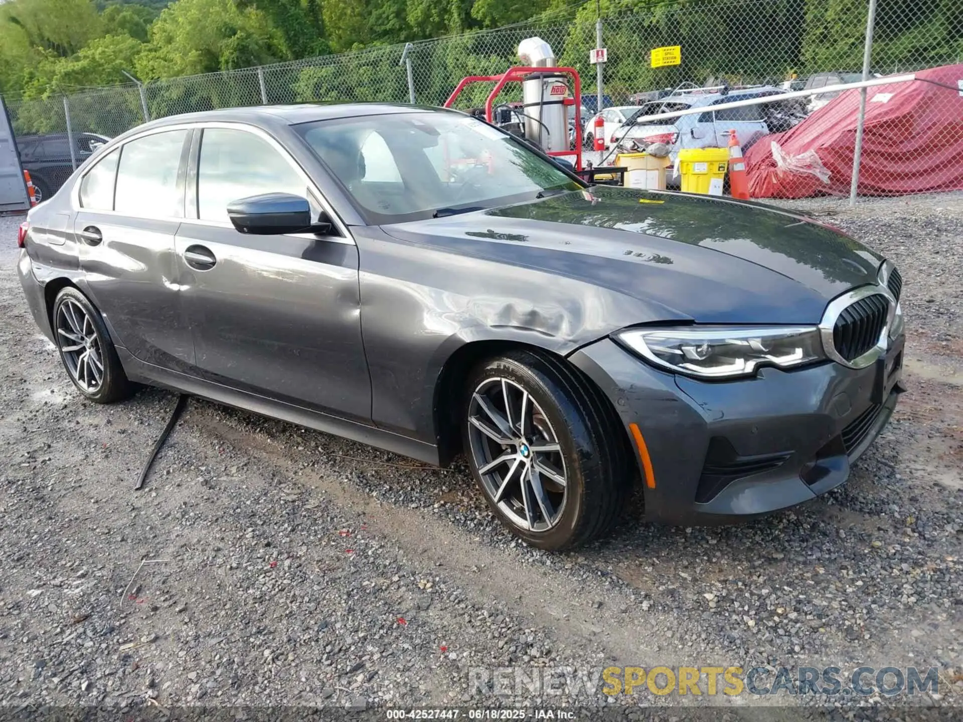 1 fotografías del automóvil dañado WBA5R7C52KAJ82421 BMW 330I 2019