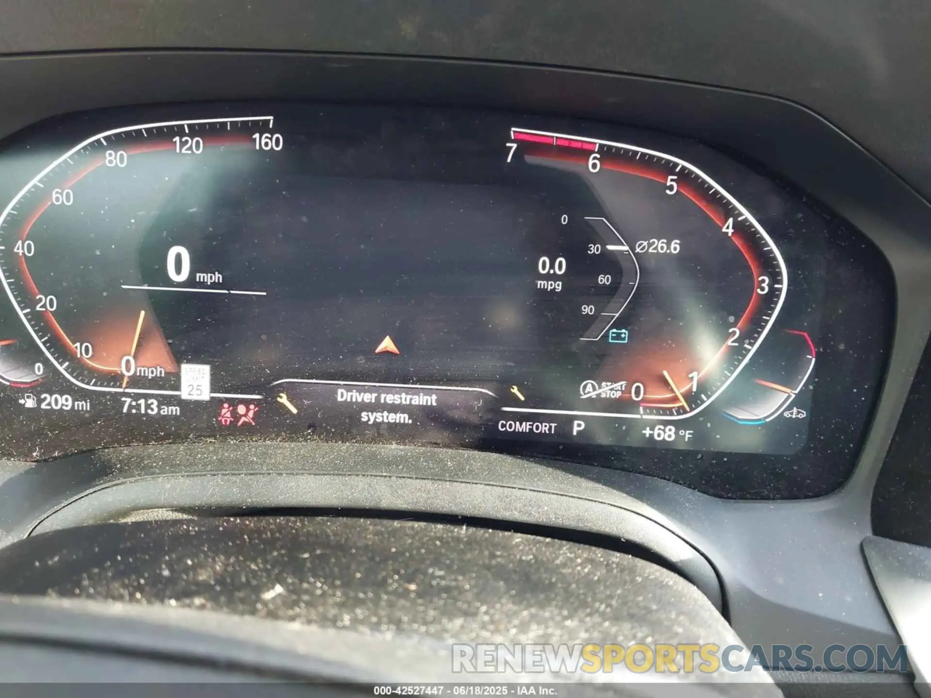 7 fotografías del automóvil dañado WBA5R7C52KAJ82421 BMW 330I 2019