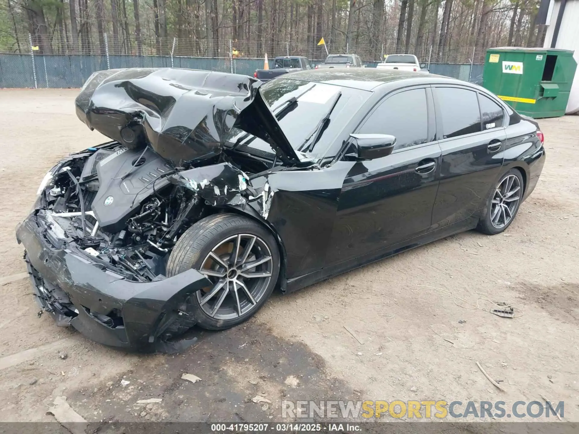2 fotografías del automóvil dañado WBA5R7C52KAJ87697 BMW 330I 2019