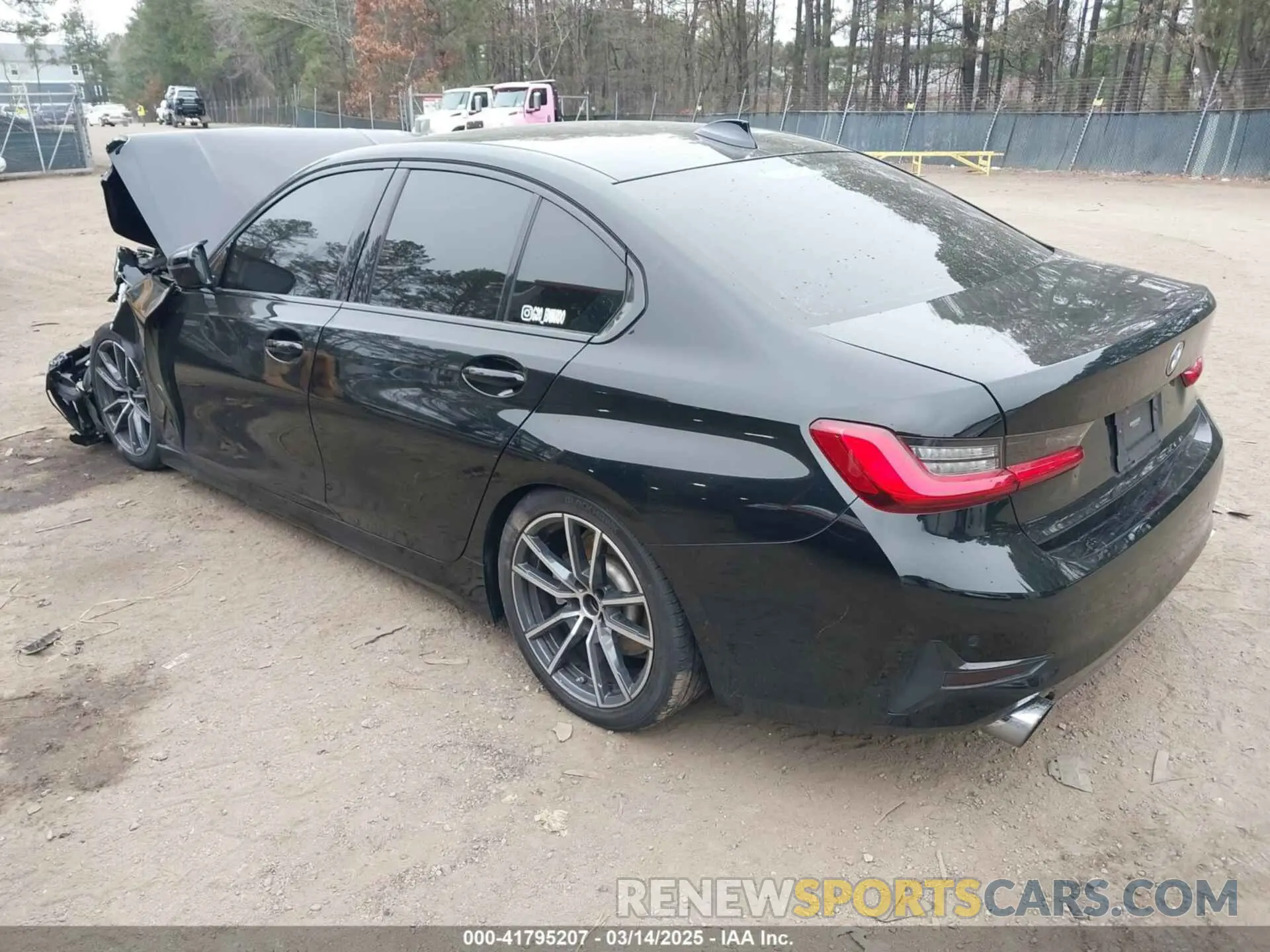 3 fotografías del automóvil dañado WBA5R7C52KAJ87697 BMW 330I 2019