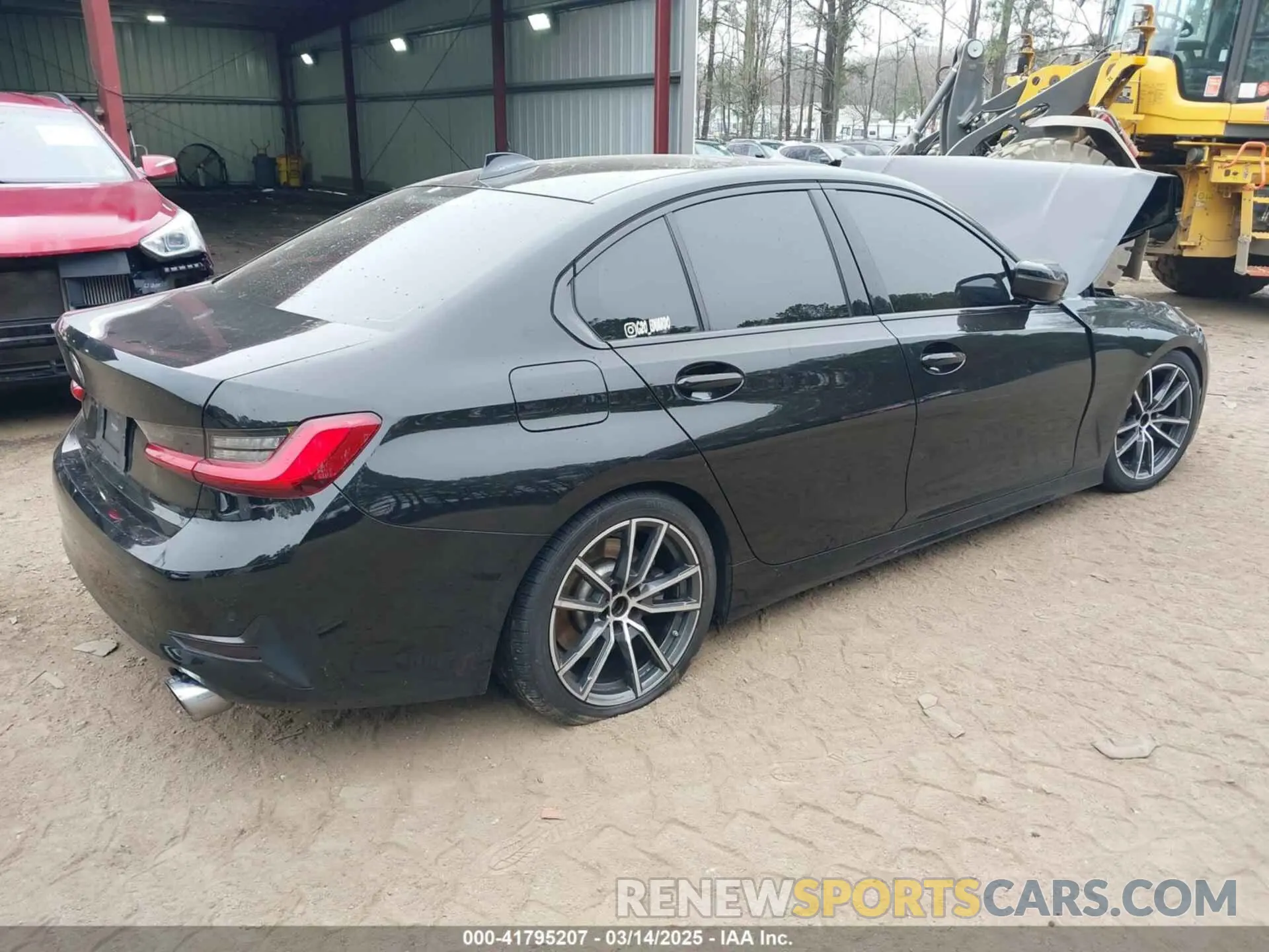 4 fotografías del automóvil dañado WBA5R7C52KAJ87697 BMW 330I 2019