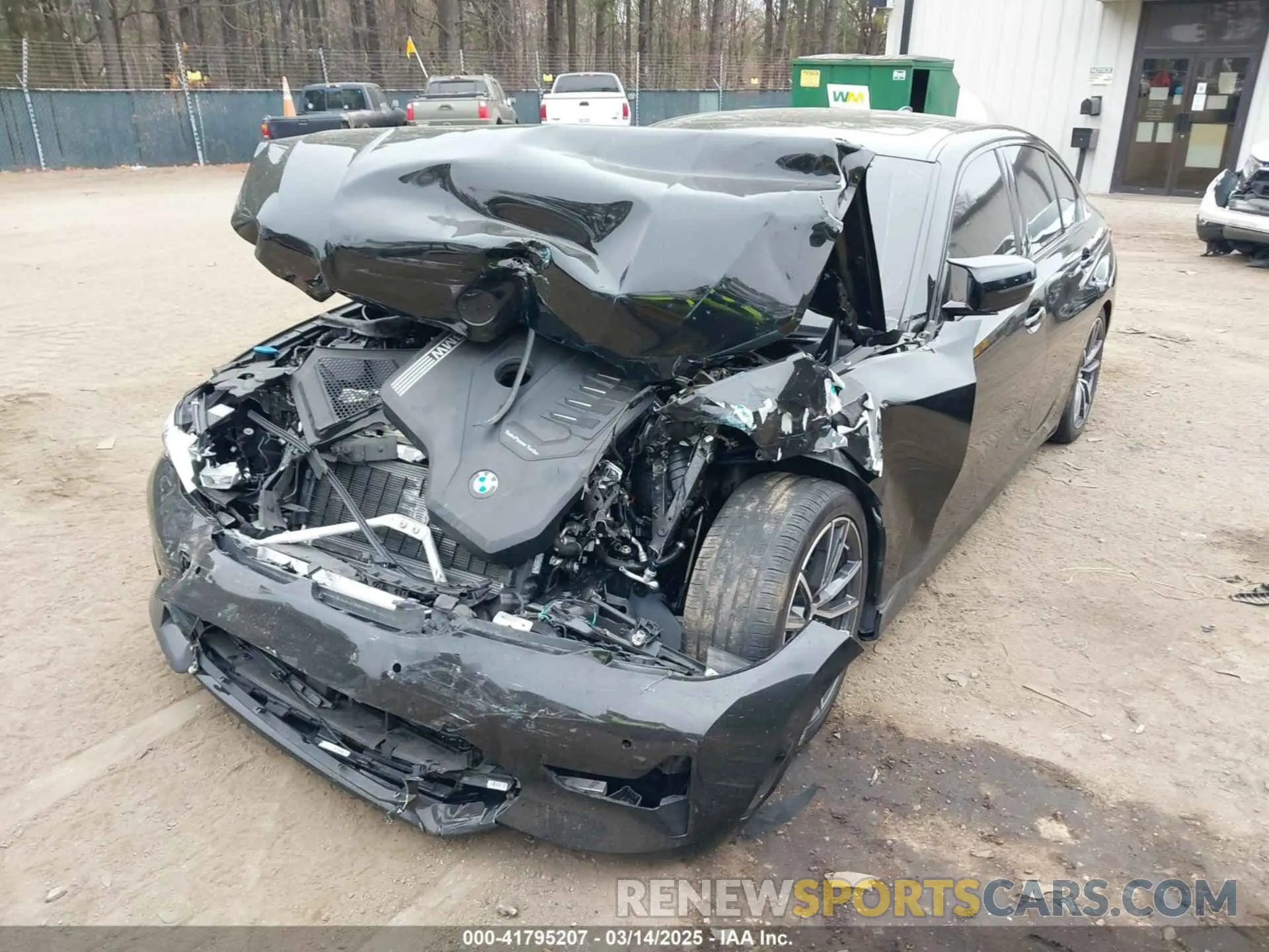6 fotografías del automóvil dañado WBA5R7C52KAJ87697 BMW 330I 2019