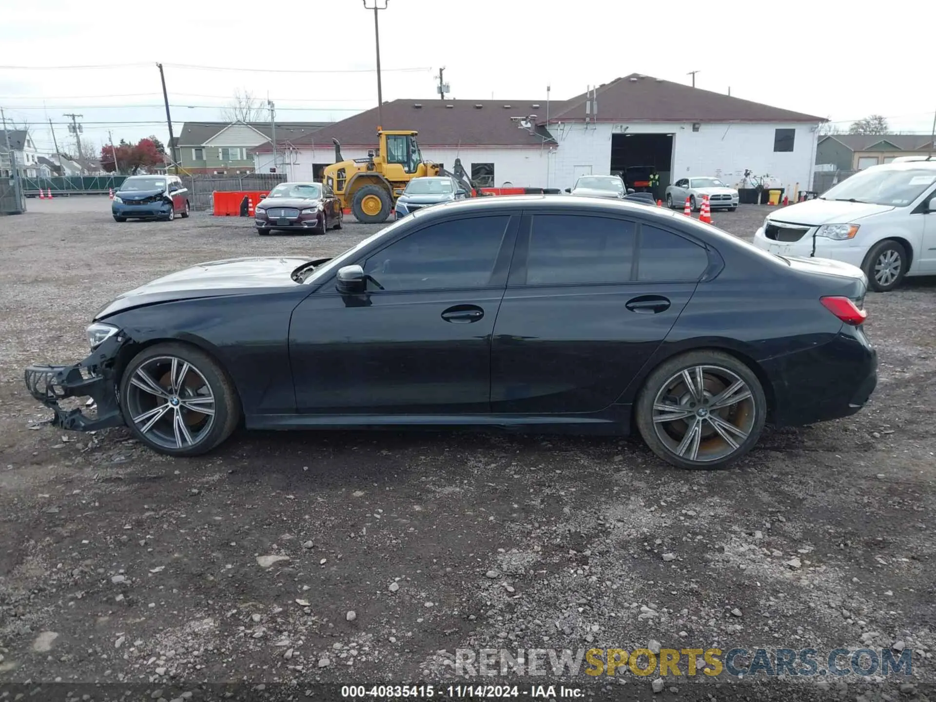 14 fotografías del automóvil dañado WBA5R7C53KFH15365 BMW 330I 2019