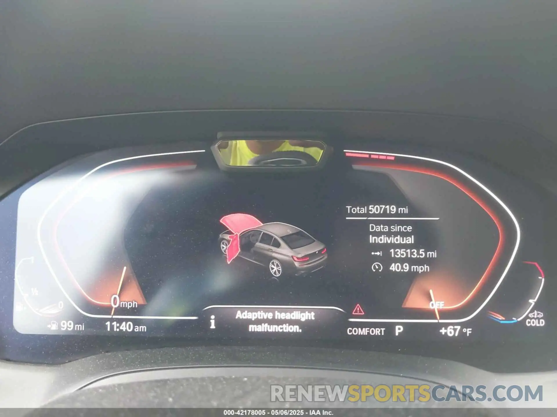 7 fotografías del automóvil dañado WBA5R7C55KAE82585 BMW 330I 2019