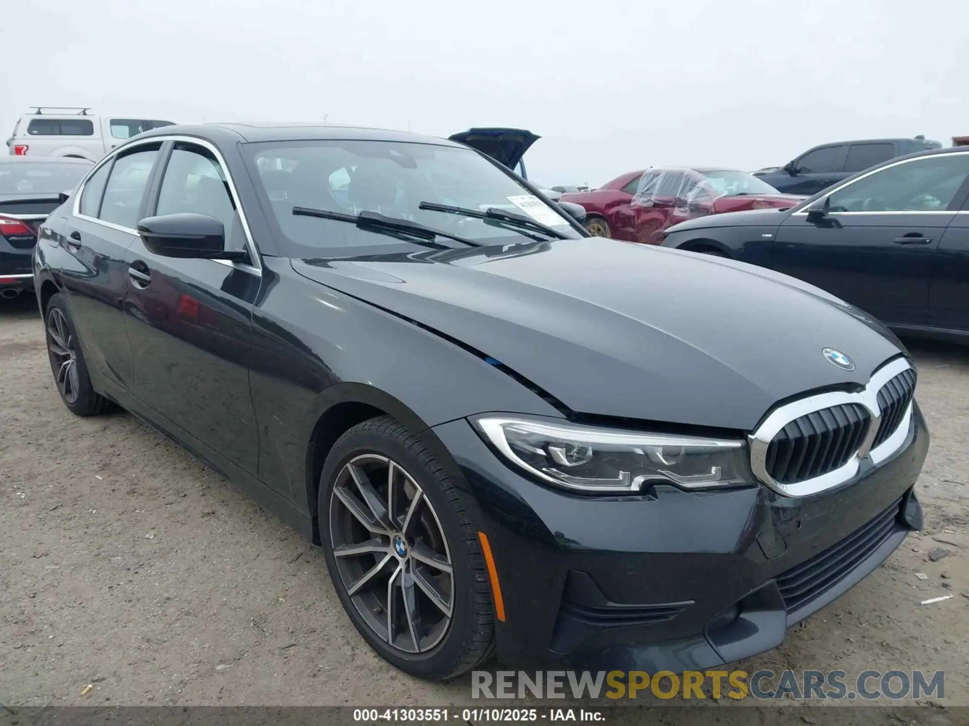 1 fotografías del automóvil dañado WBA5R7C56KAJ84558 BMW 330I 2019