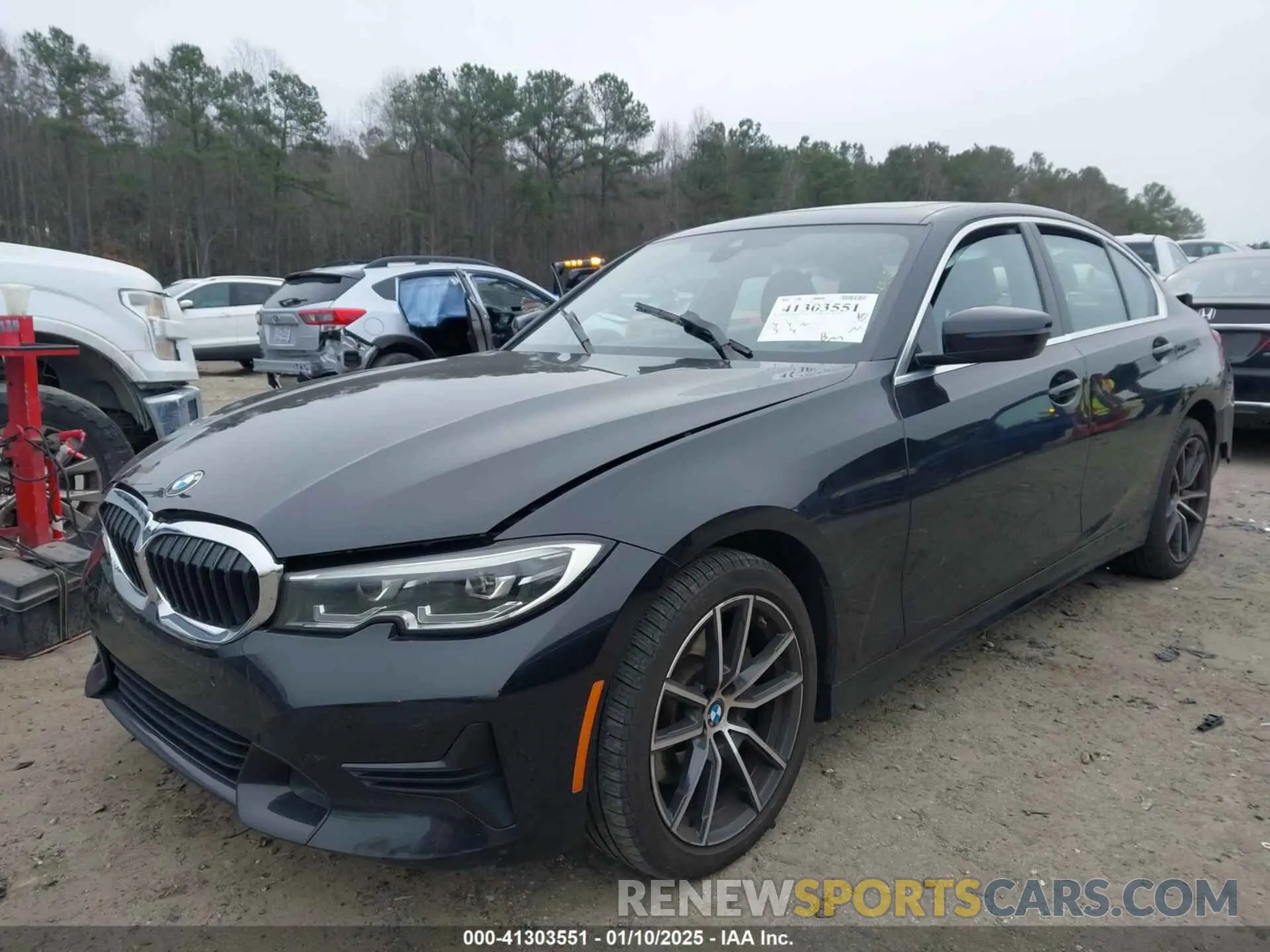 2 fotografías del automóvil dañado WBA5R7C56KAJ84558 BMW 330I 2019