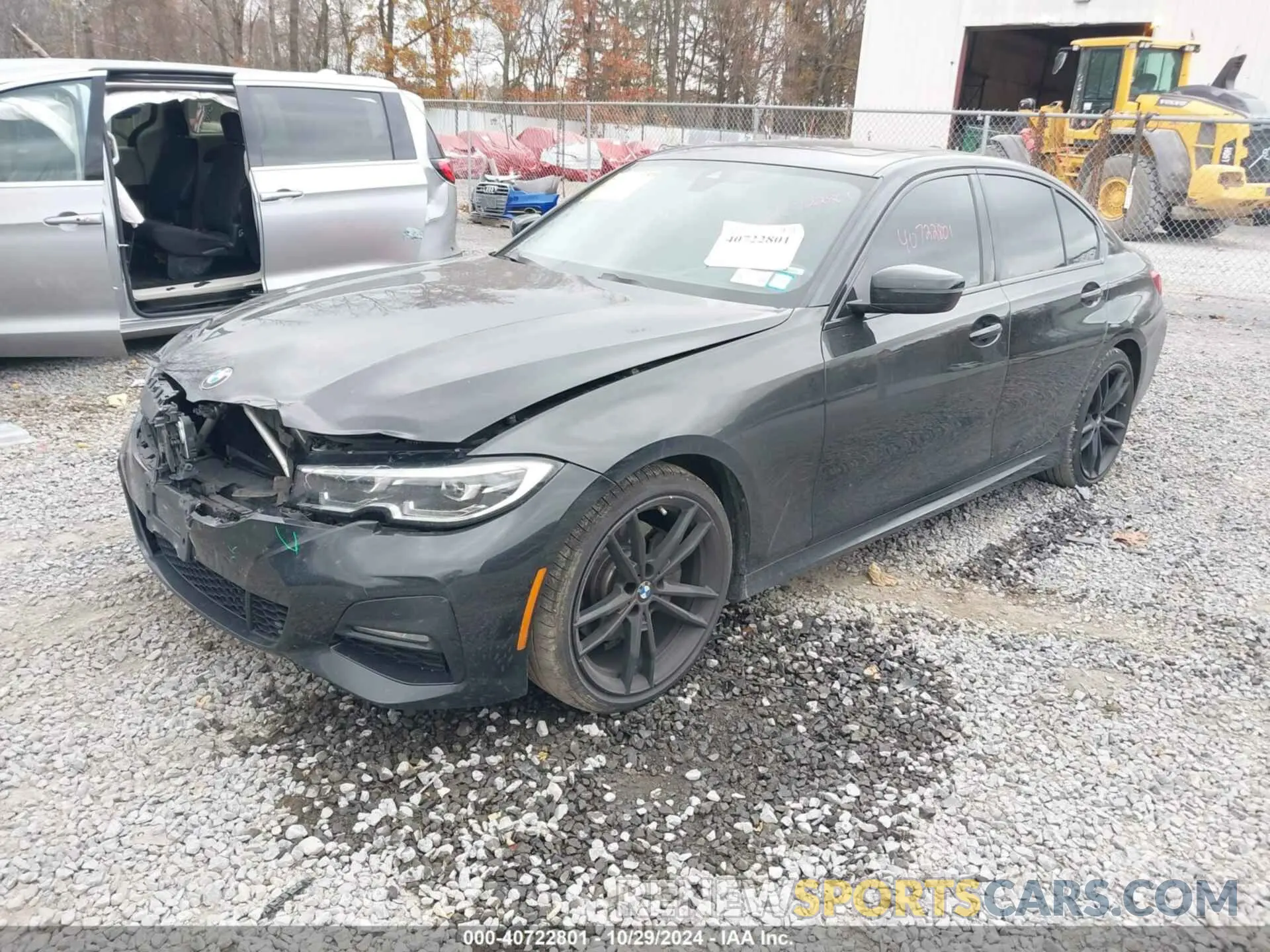 2 fotografías del automóvil dañado WBA5R7C57KAJ81510 BMW 330I 2019
