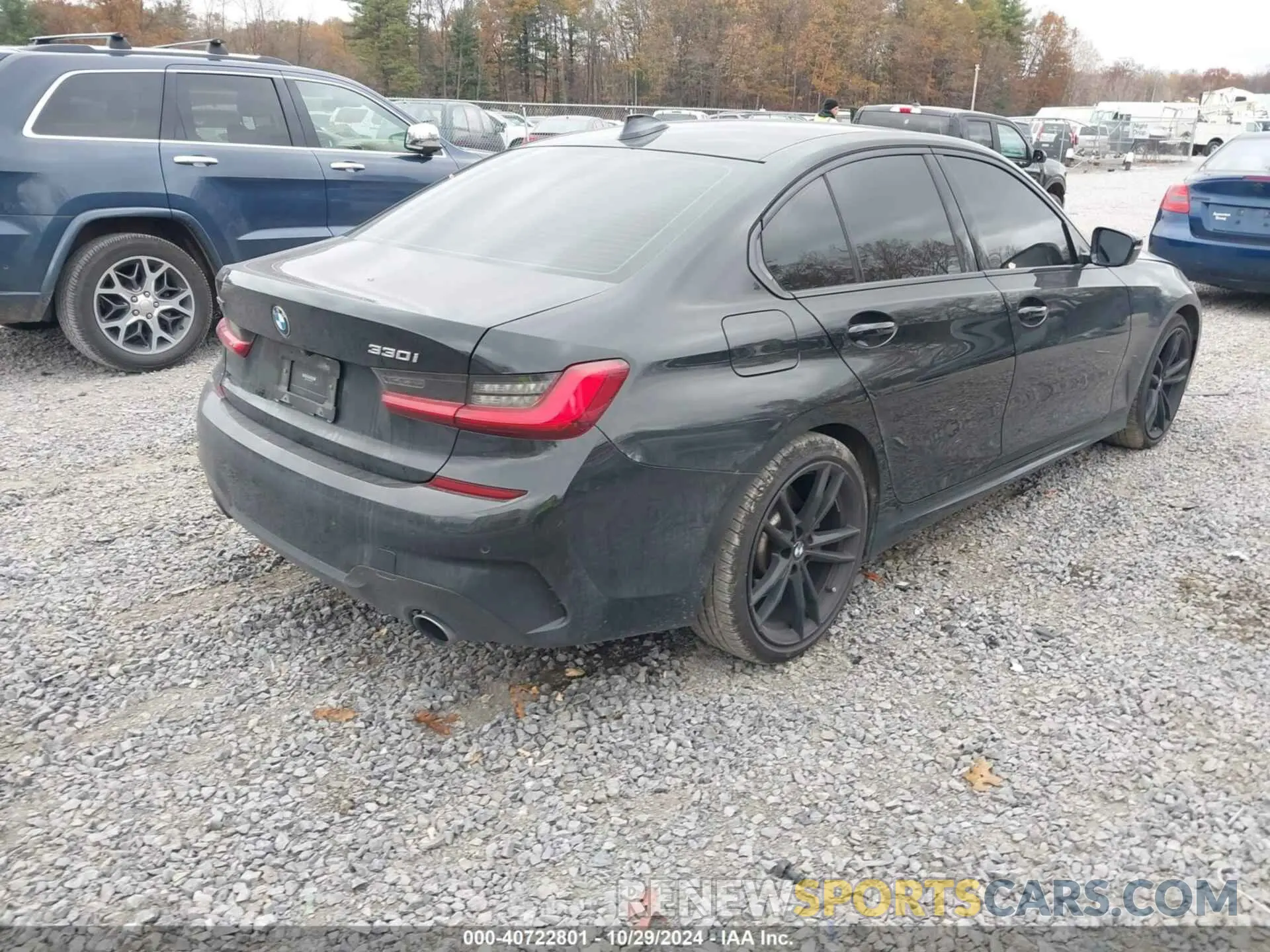4 fotografías del automóvil dañado WBA5R7C57KAJ81510 BMW 330I 2019