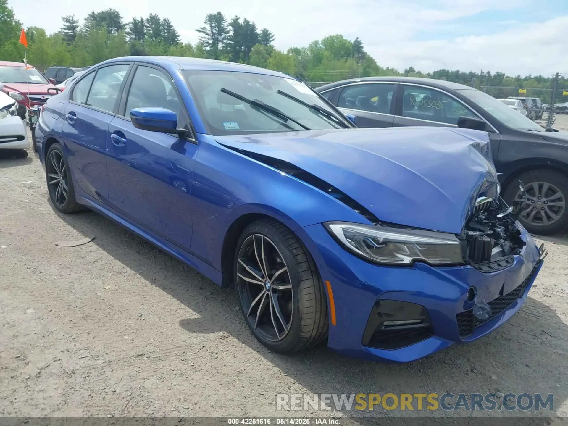 1 fotografías del automóvil dañado WBA5R7C57KAJ81832 BMW 330I 2019