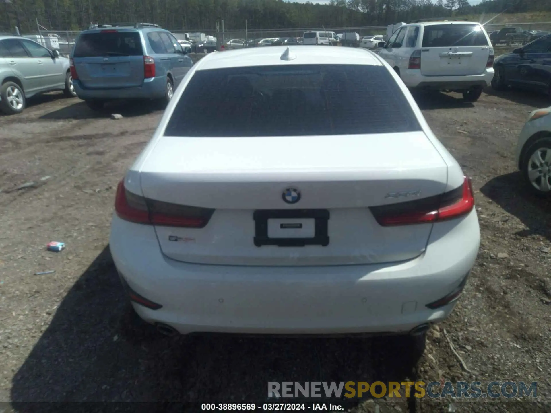 16 fotografías del automóvil dañado 3MW5R1J00L8B07721 BMW 330I 2020