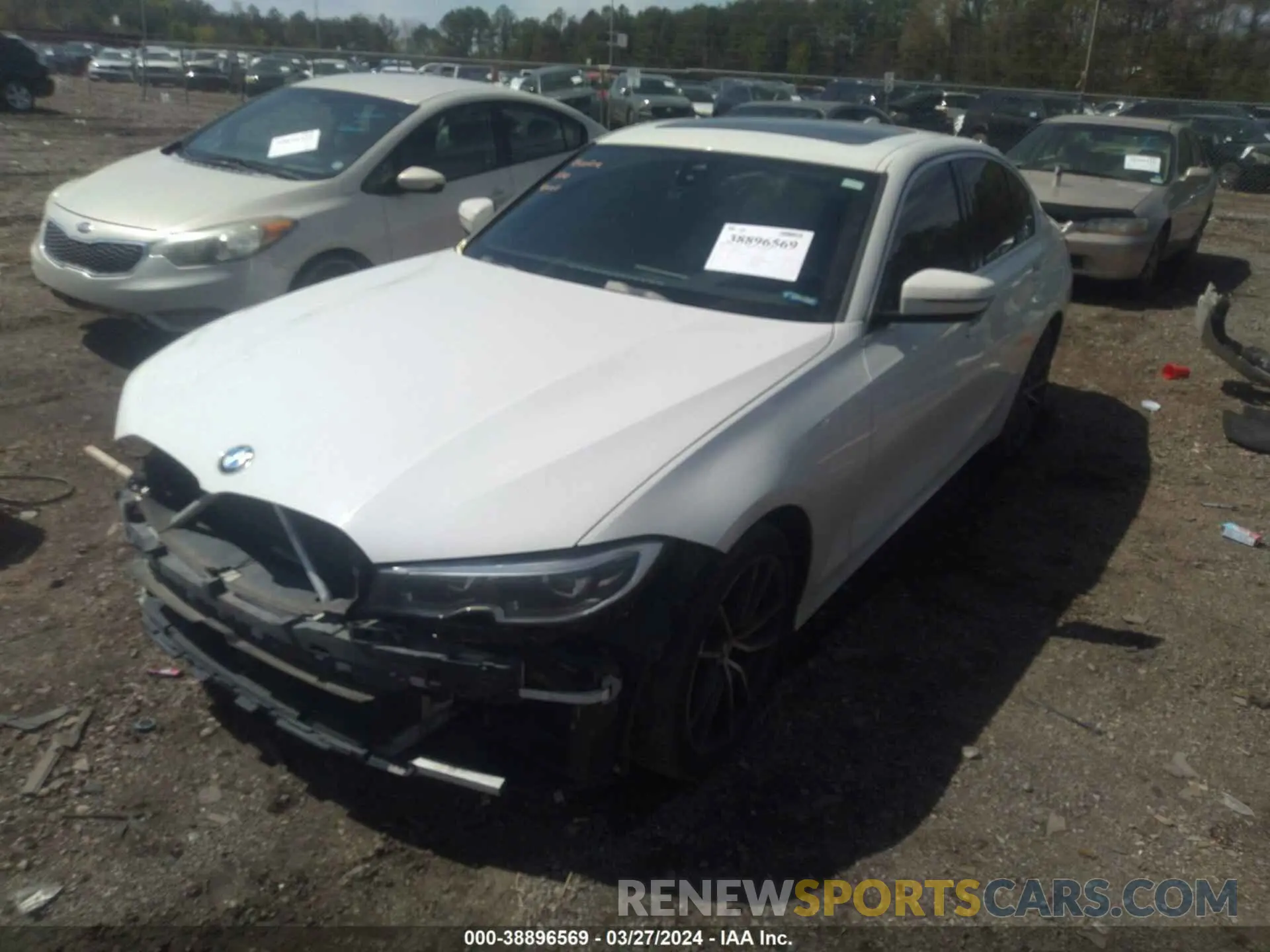 17 fotografías del automóvil dañado 3MW5R1J00L8B07721 BMW 330I 2020