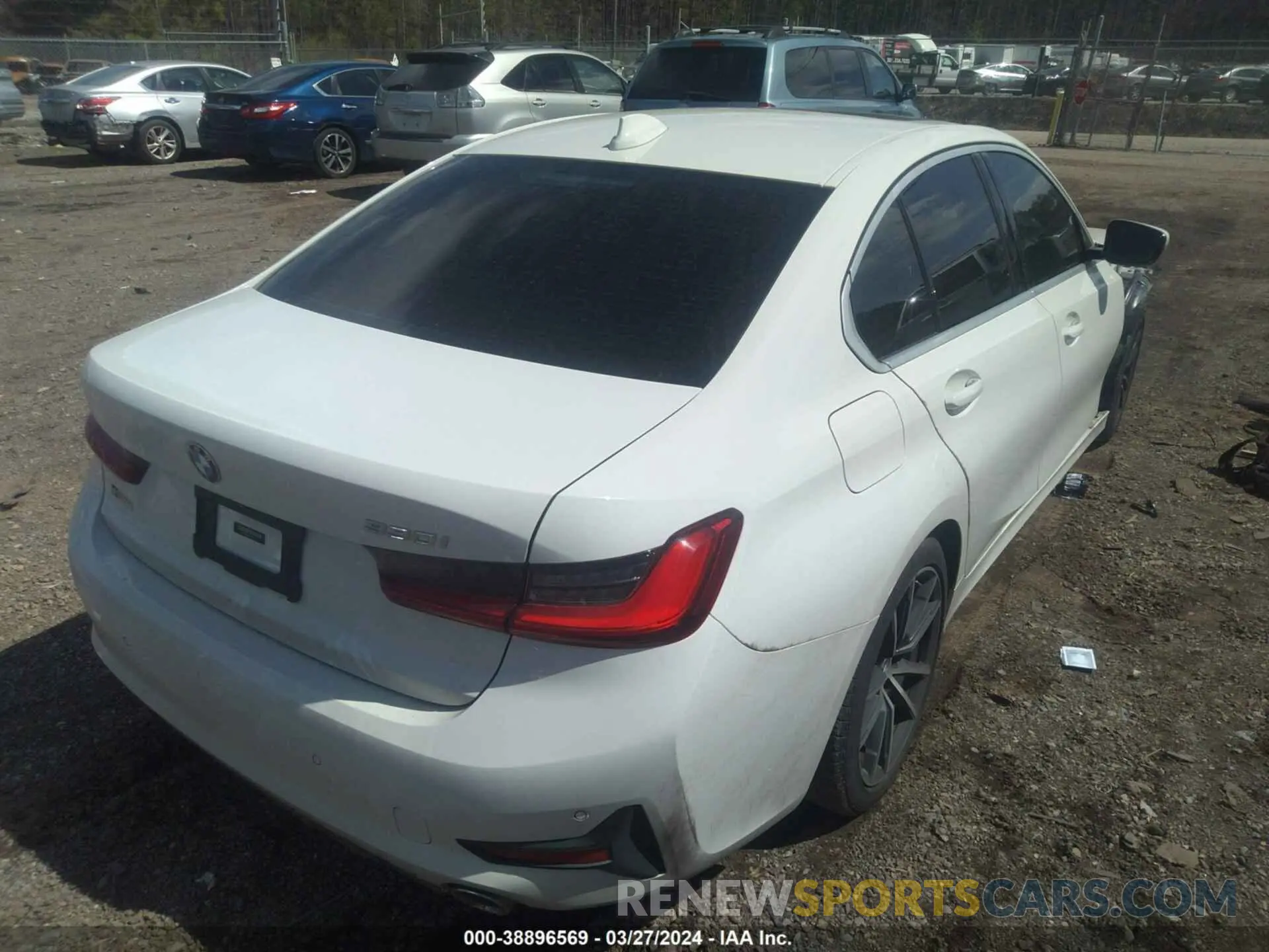 20 fotografías del automóvil dañado 3MW5R1J00L8B07721 BMW 330I 2020