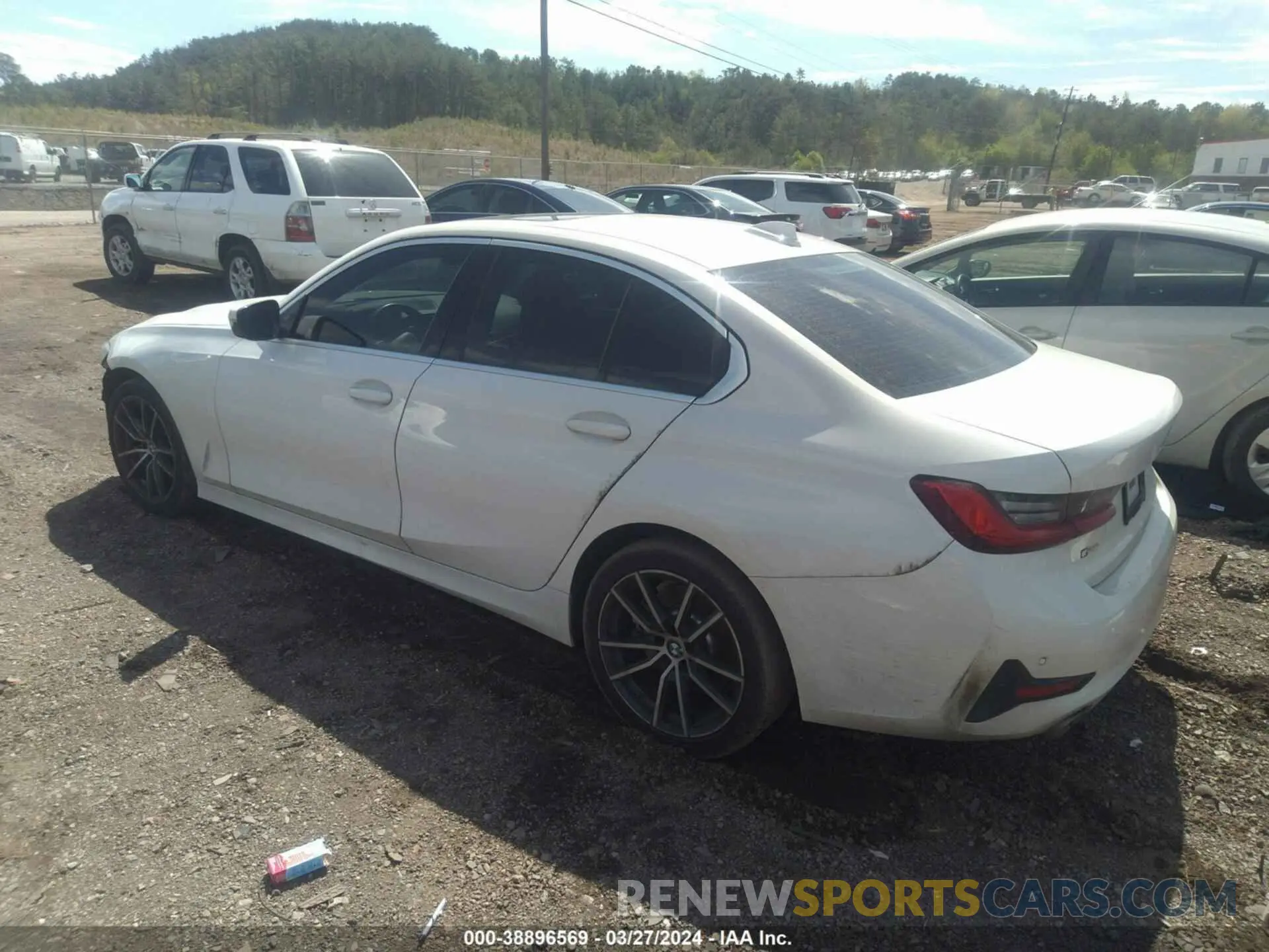 3 fotografías del automóvil dañado 3MW5R1J00L8B07721 BMW 330I 2020
