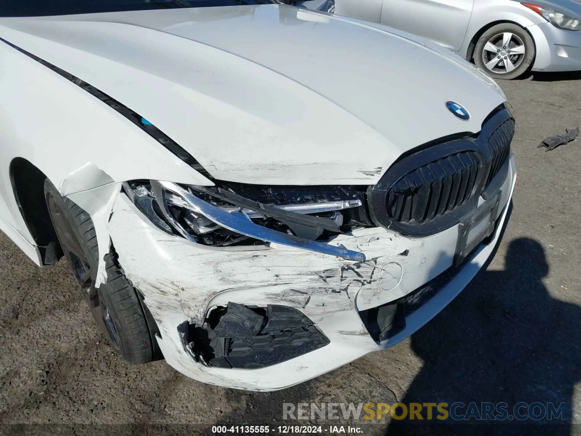 6 fotografías del automóvil dañado 3MW5R1J00L8B19187 BMW 330I 2020