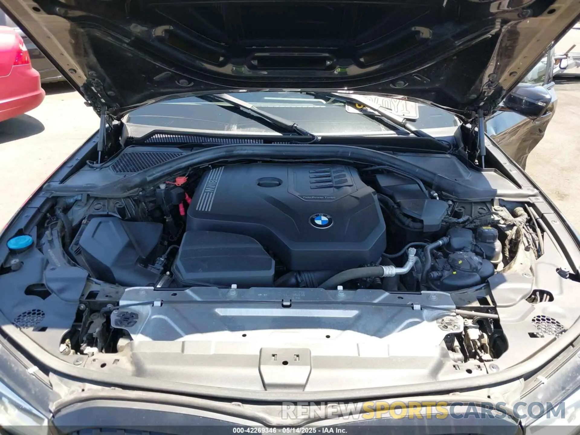 10 fotografías del automóvil dañado 3MW5R1J00L8B27239 BMW 330I 2020